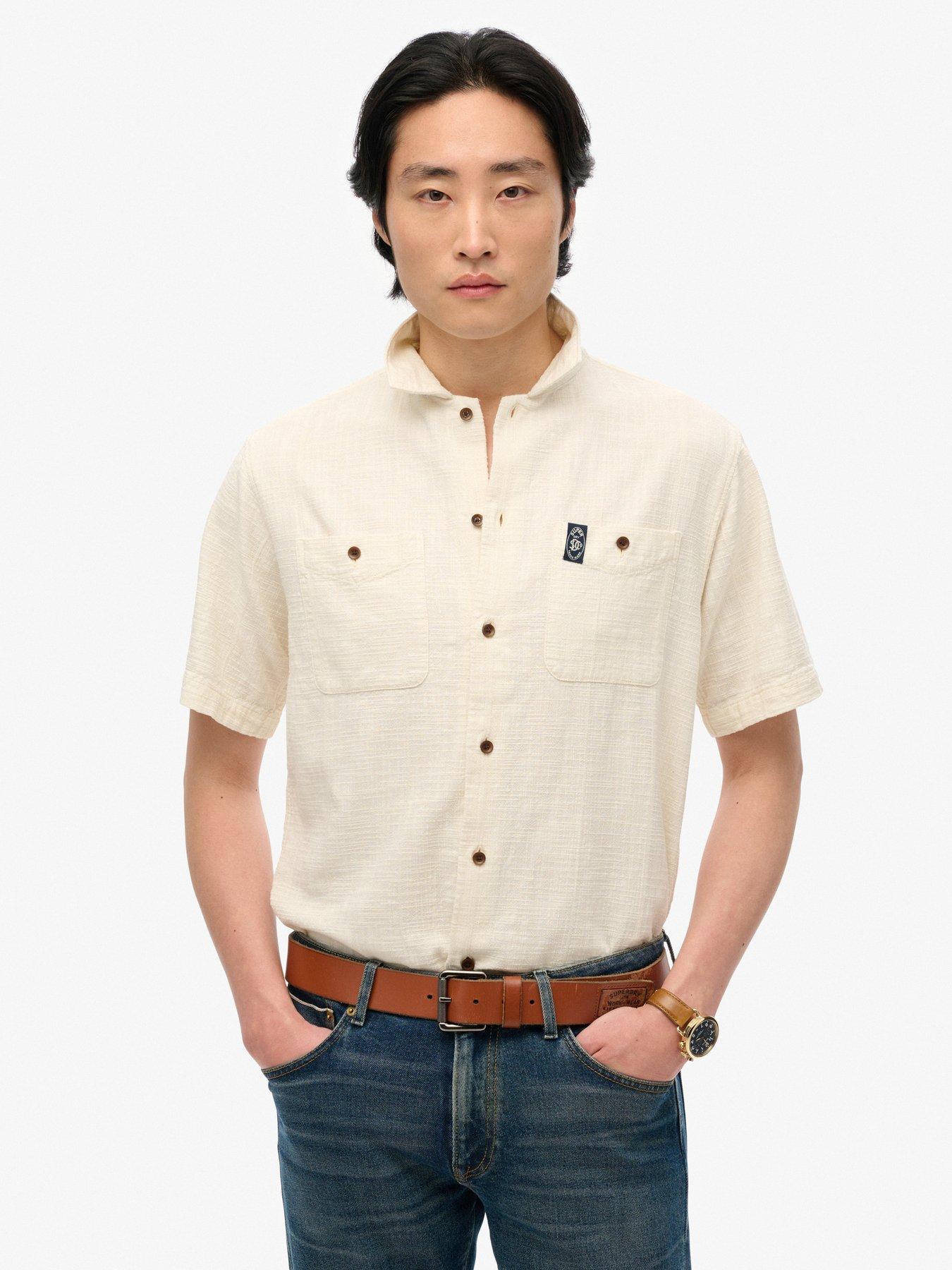 undefined Merchant Store Short Sleeve Shirt - Cream