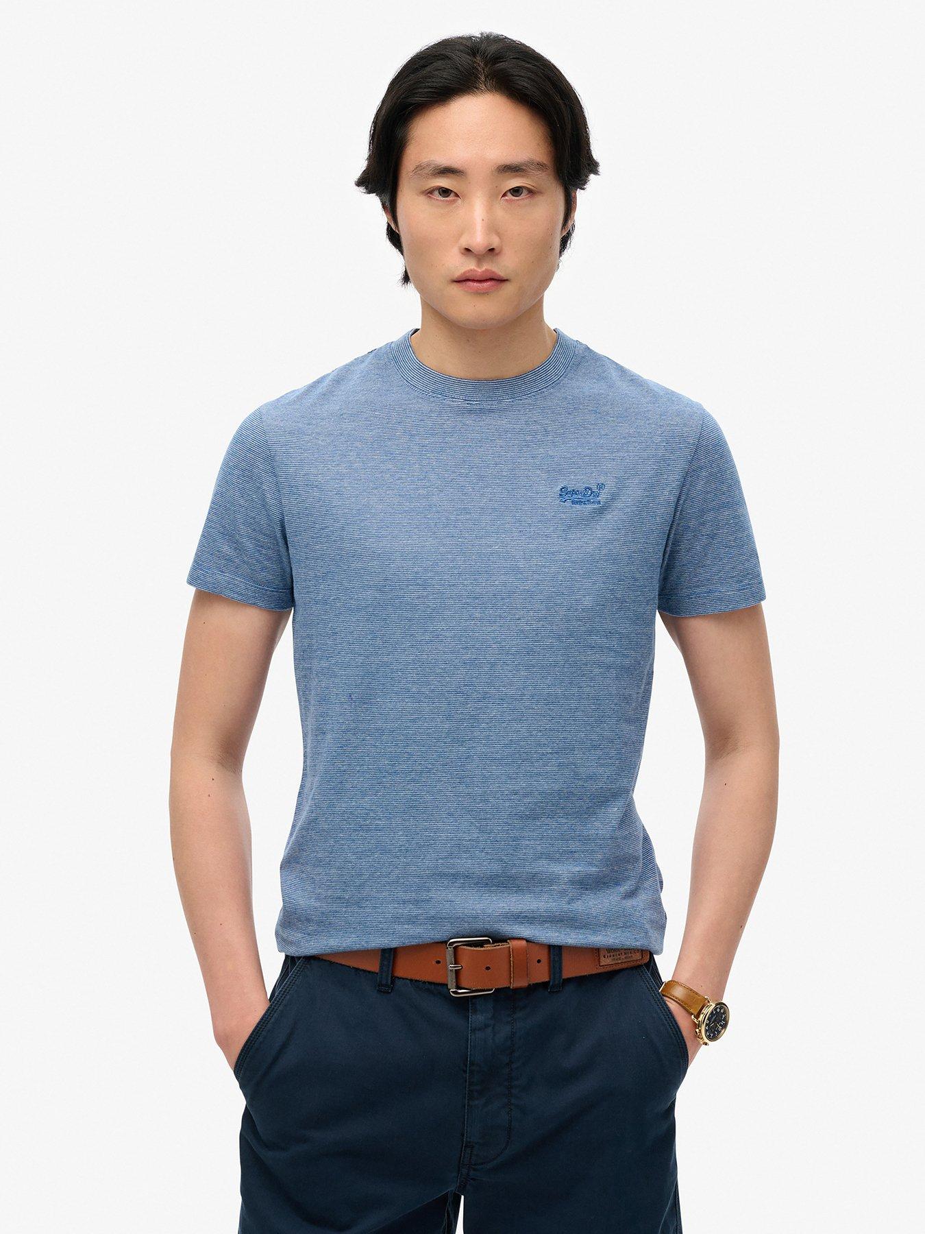 undefined Essential Logo T-Shirt - Blue