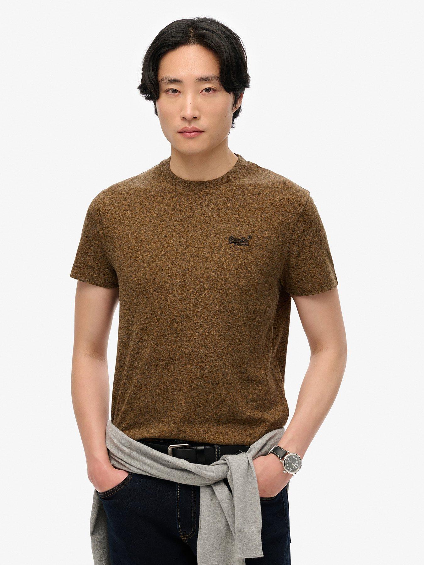 undefined Essential Logo T-Shirt - Brown