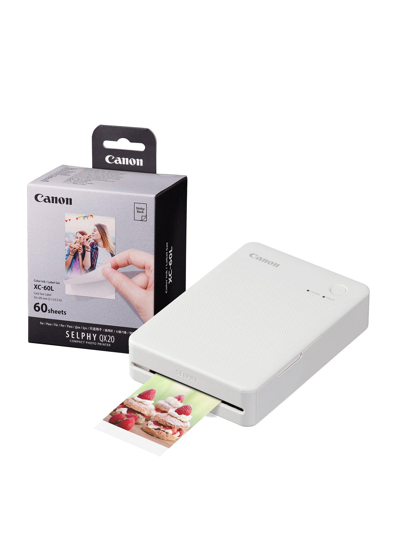 undefined Selphy QX20 Instant Photo Printer Including 60 Shot Print Media - Sand White