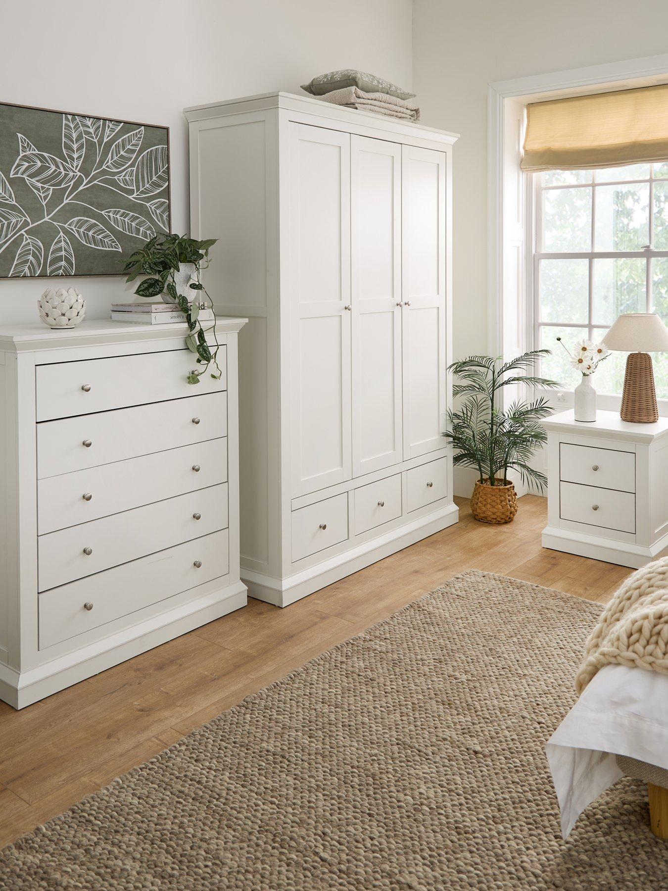 undefined Hanna Pack (2x2 Bedside, 5 Drawer, 3 Door)