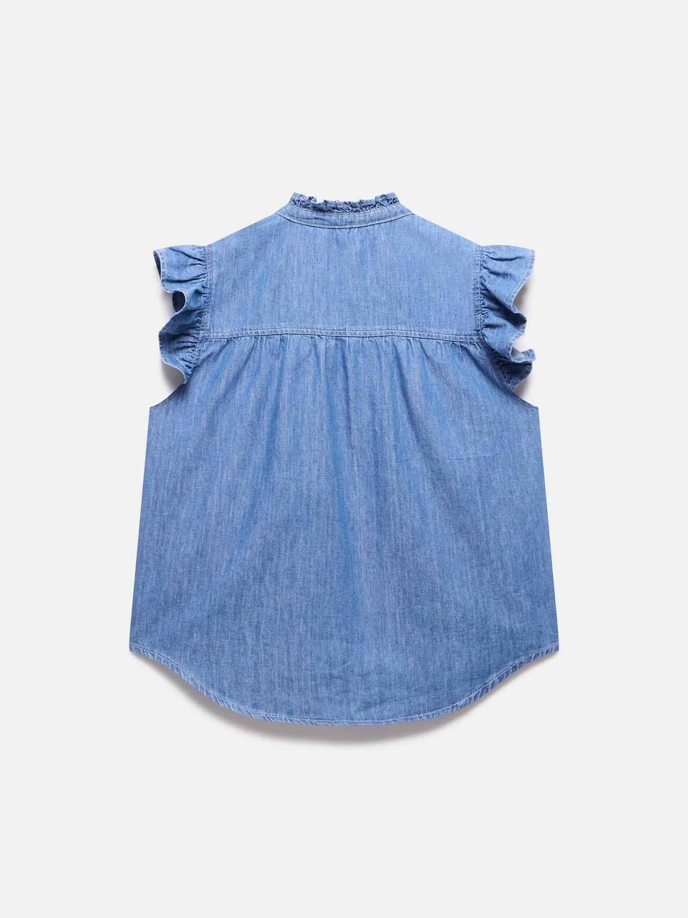 BALL Original Bluse - BASaga Rev Denim Bluse i Vintage Tinted Indiigo Blue