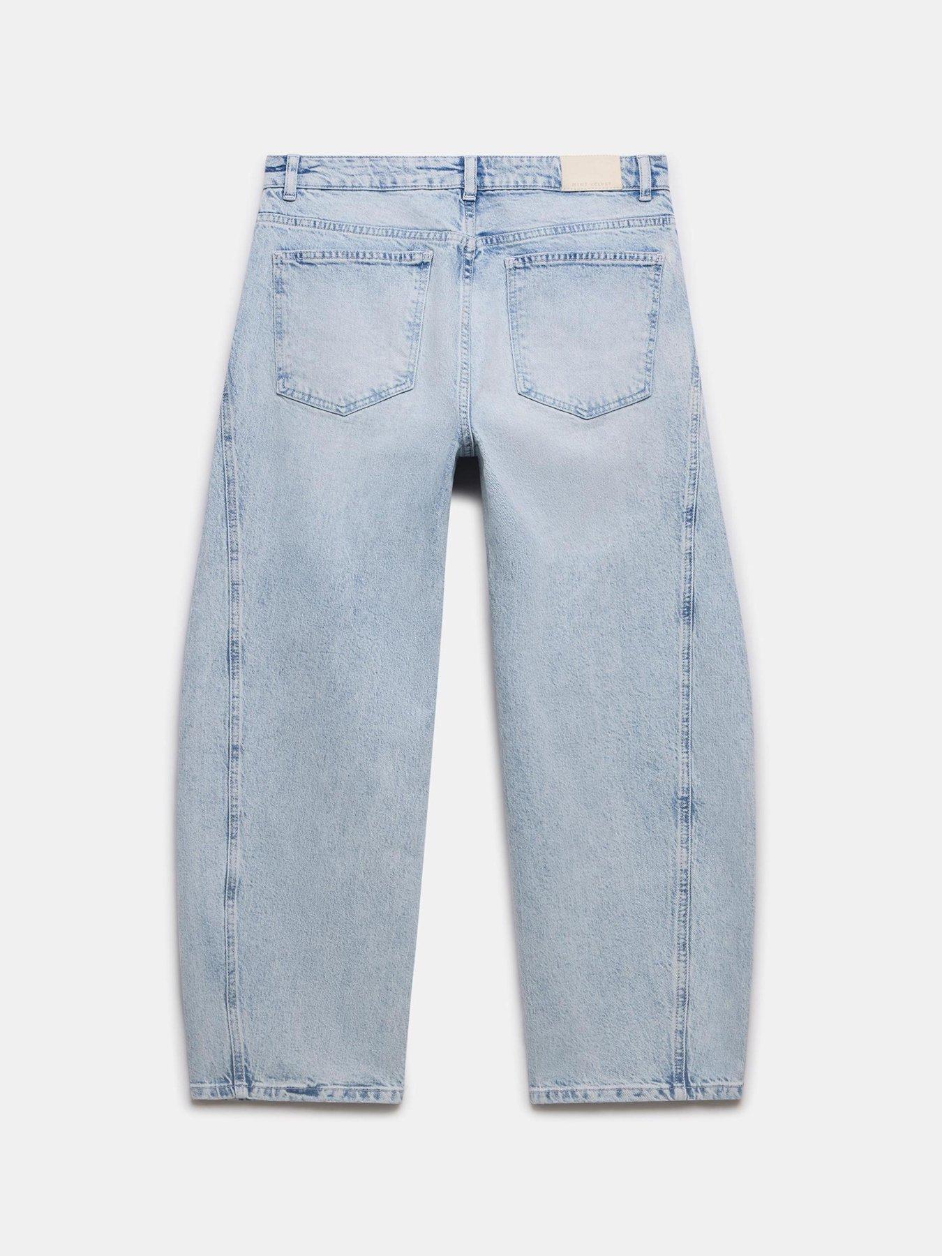 Maggie Tapered barrel jean - Fresh indigo