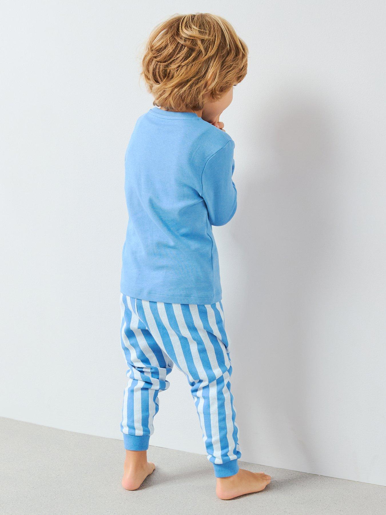 Image 2 of 5 of The Very Collection Boys Sibling Santa Christmas Pyjama Set - Navy