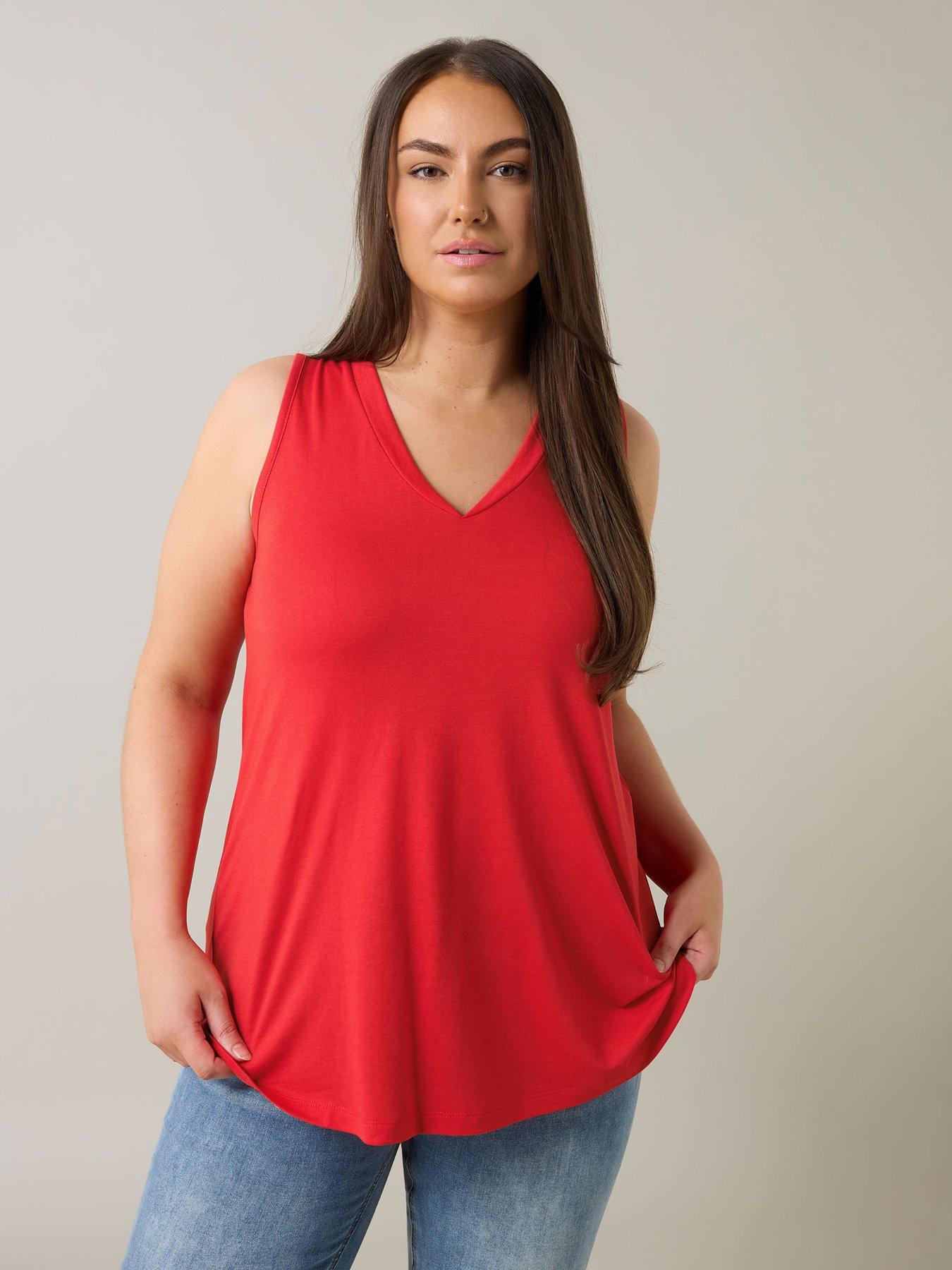 undefined Modal Rich Vest - Red