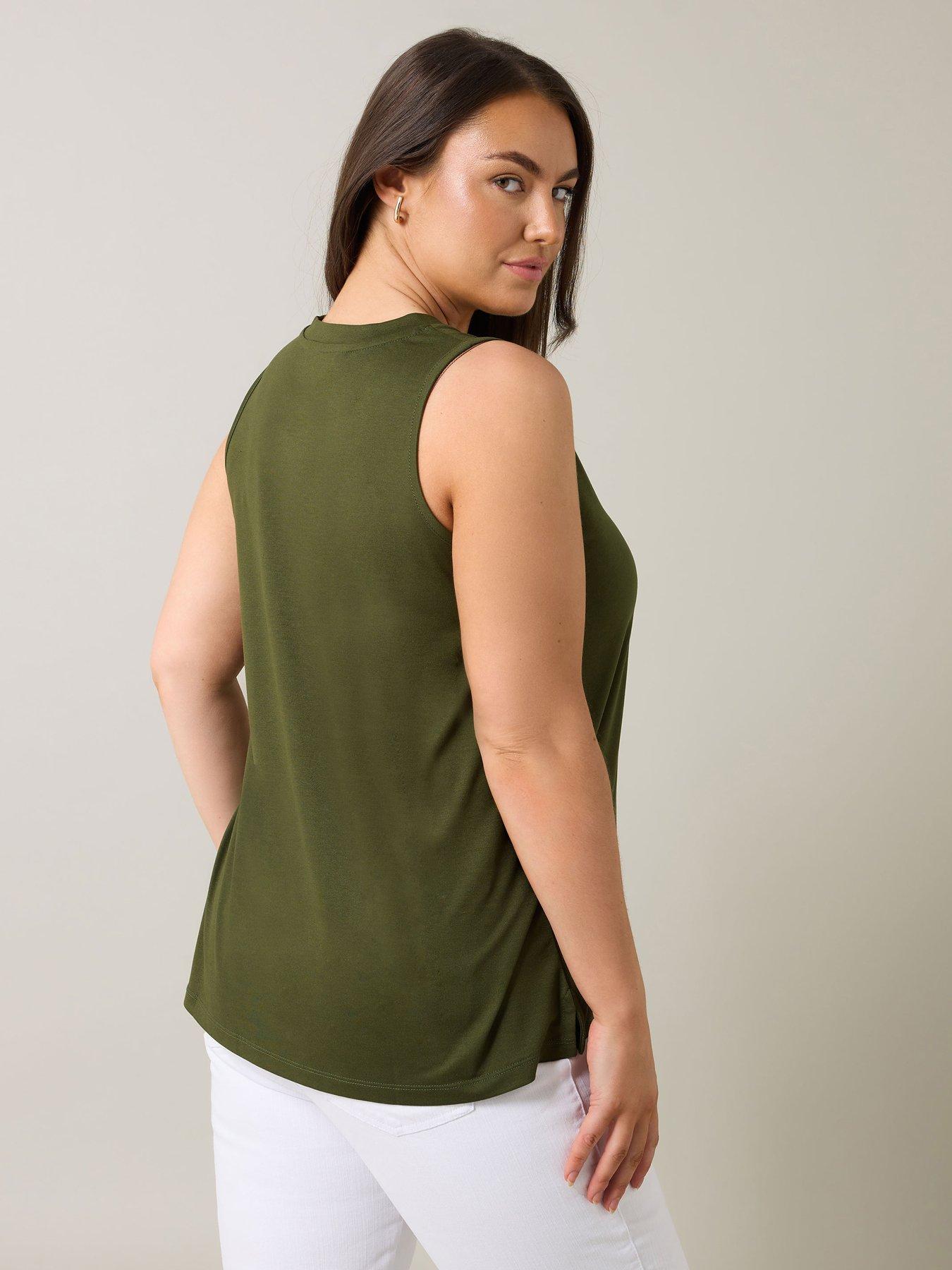 Image 2 of 4 of Evans Modal Rich Vest - Green