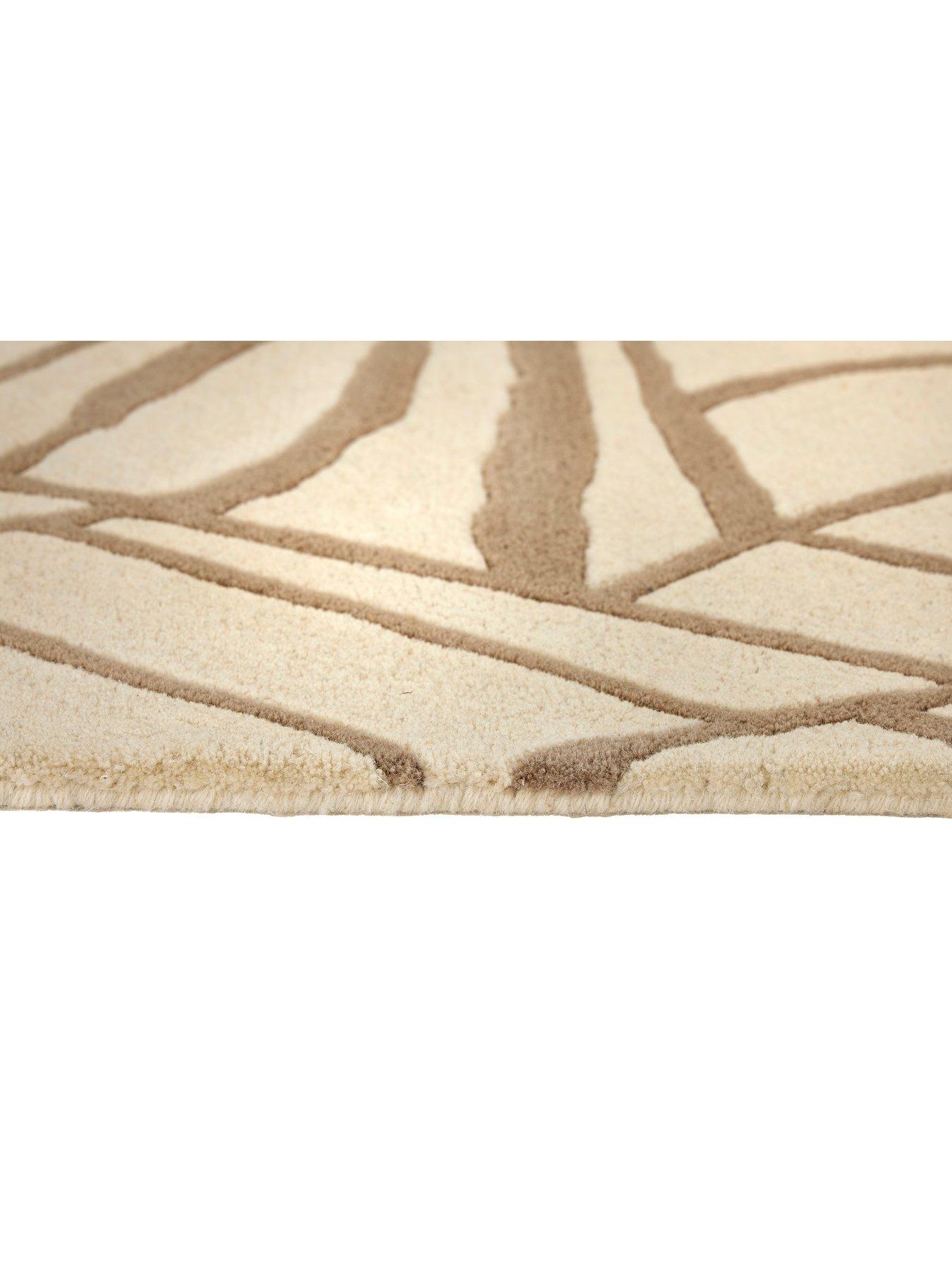 Image 6 of 6 of The Very Collection Kintsugi Cream Wool Rug