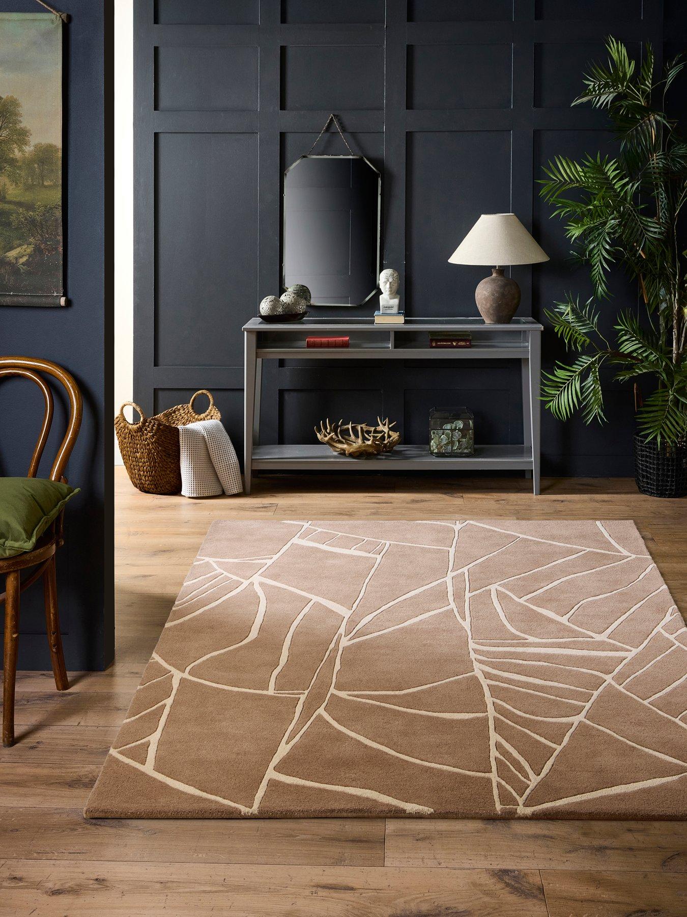 Very Home Kintsugi Taupe Wool Rug