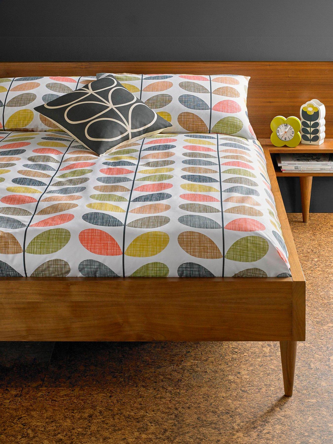 Image 1 of 2 of Orla Kiely Scribble Stem Pillowcase Pair- Multi