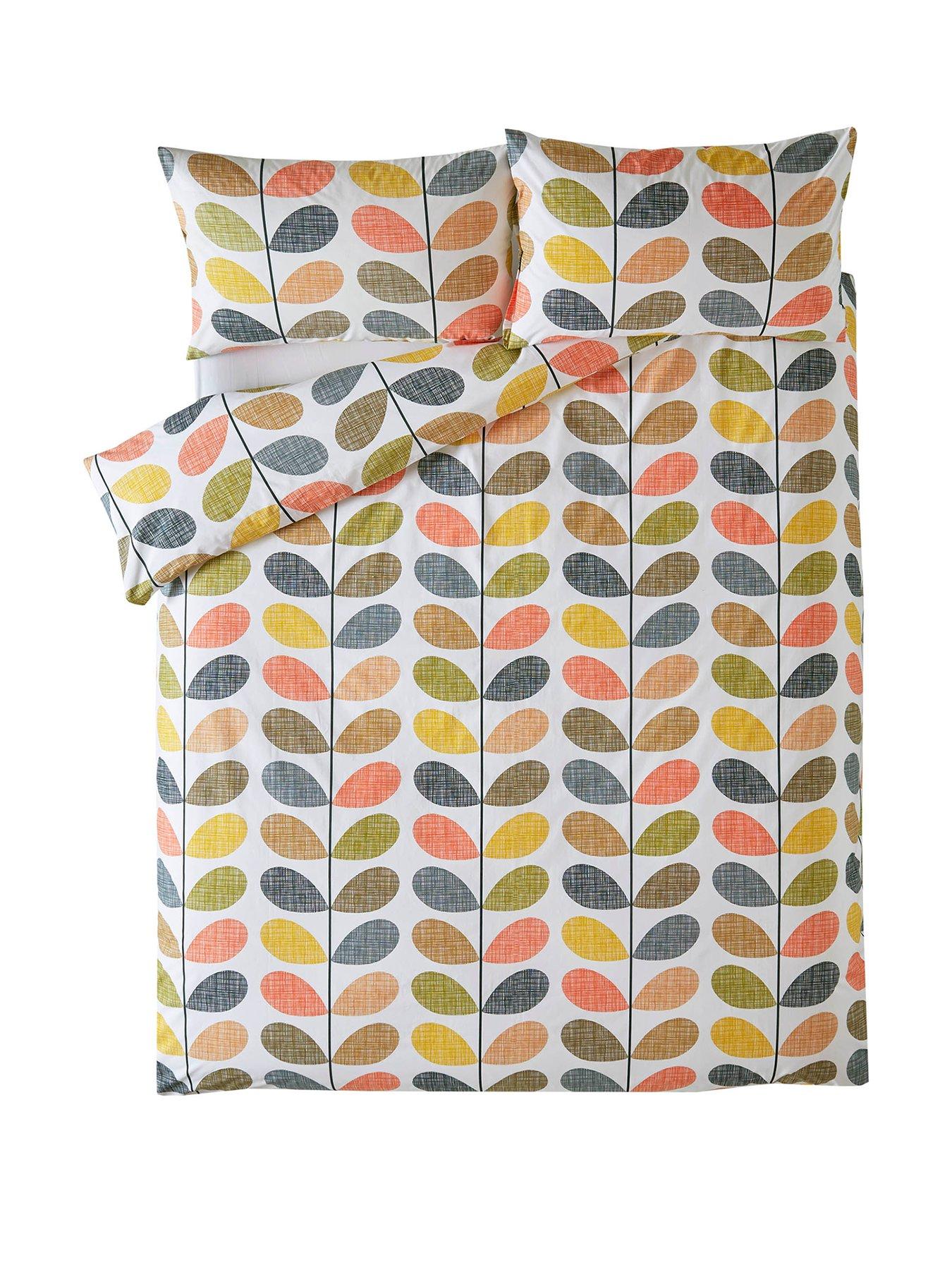 Image 2 of 2 of Orla Kiely Scribble Stem Pillowcase Pair- Multi