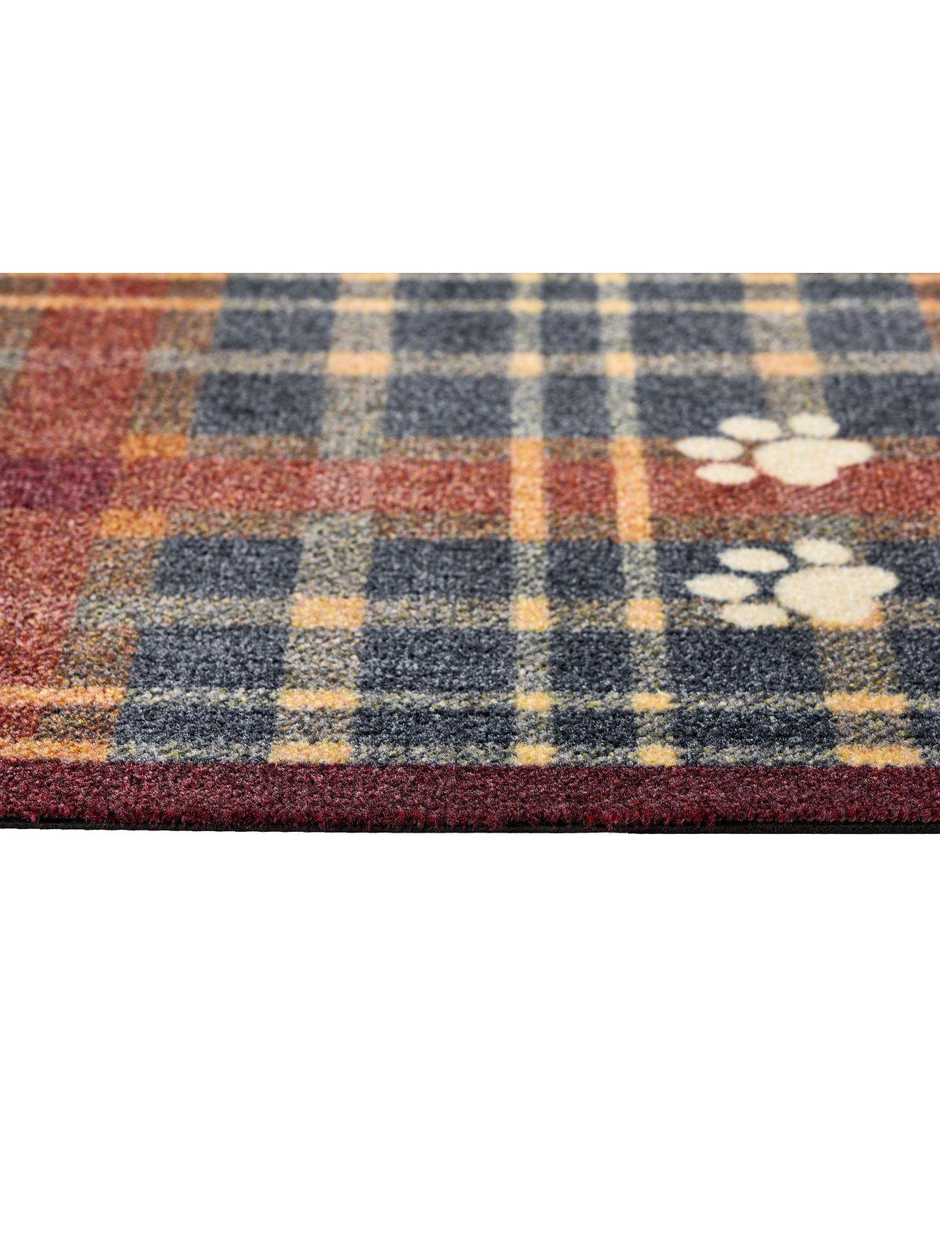 Image 4 of 4 of Very Home Plaid Paws Runner - Multi