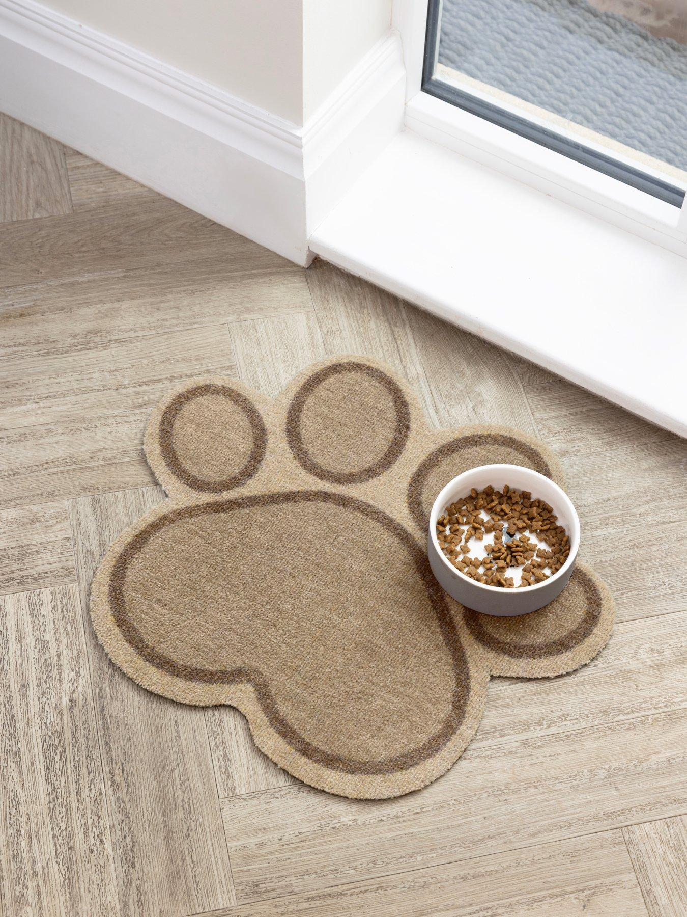 Very Home Paw-Shaped Mat - Beige