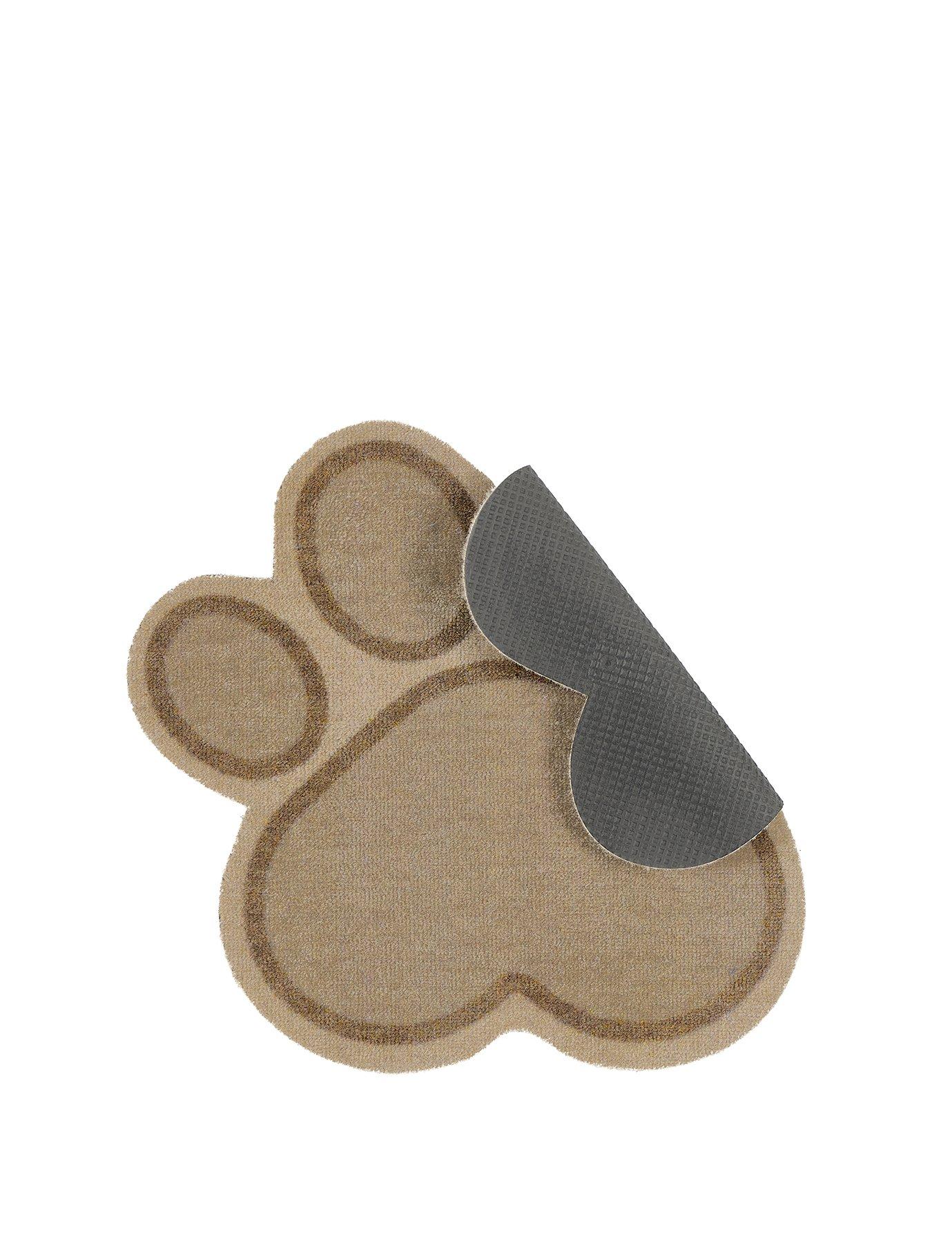 Image 2 of 3 of Very Home Paw-Shaped Mat - Beige