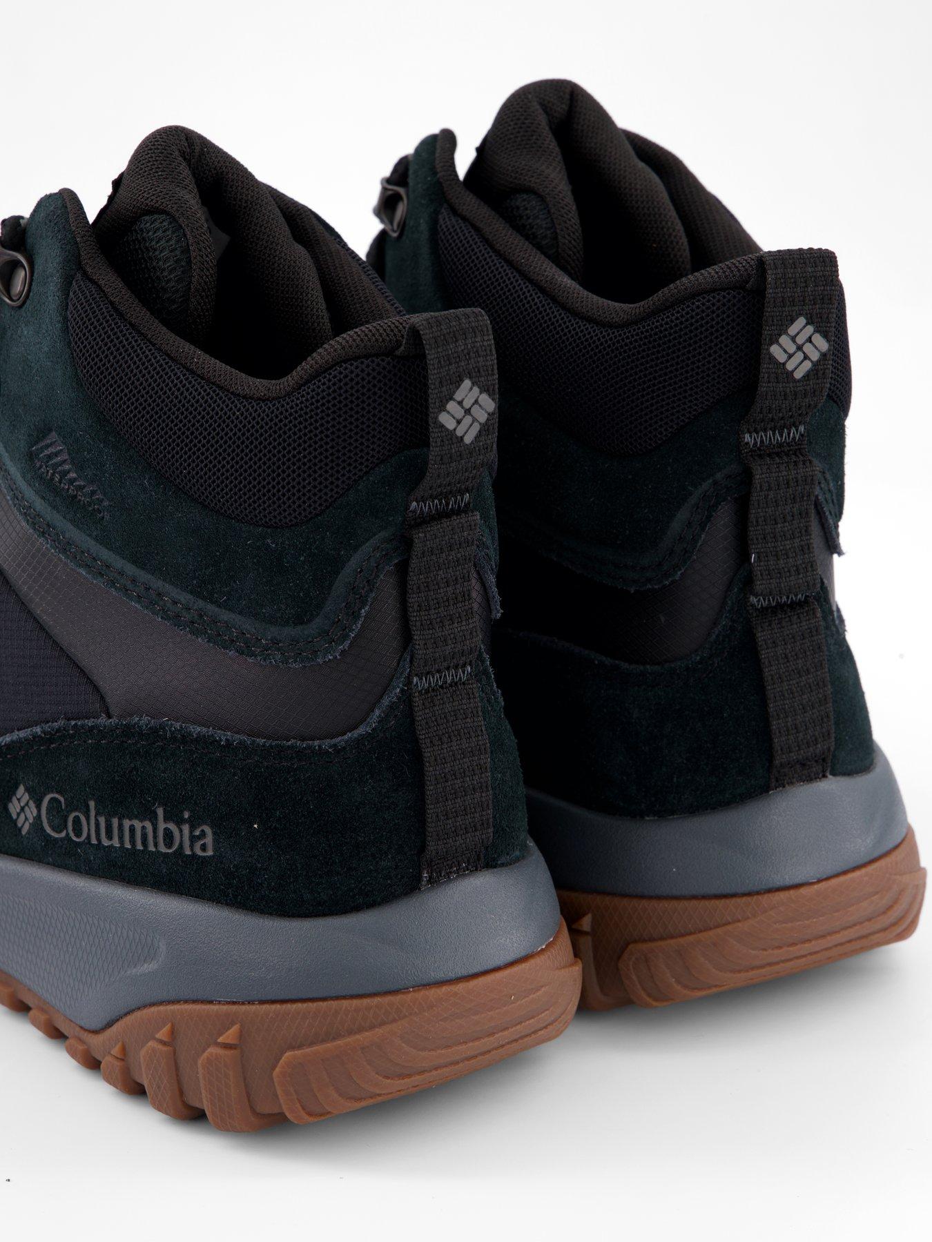 Image 5 of 7 of Columbia Men's Burnsider Waterproof Hiking Boots - Black
