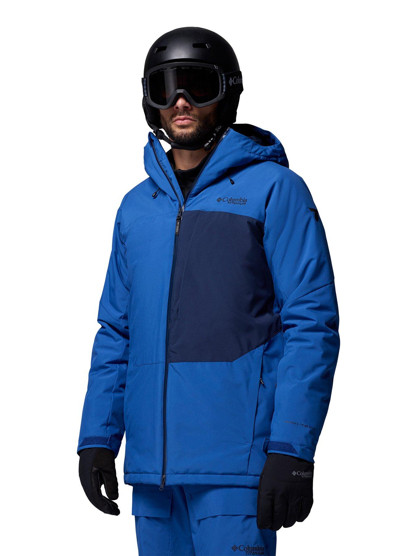 Columbia Men's Winter District Iii Ski Jacket, Blue, Size L, Men