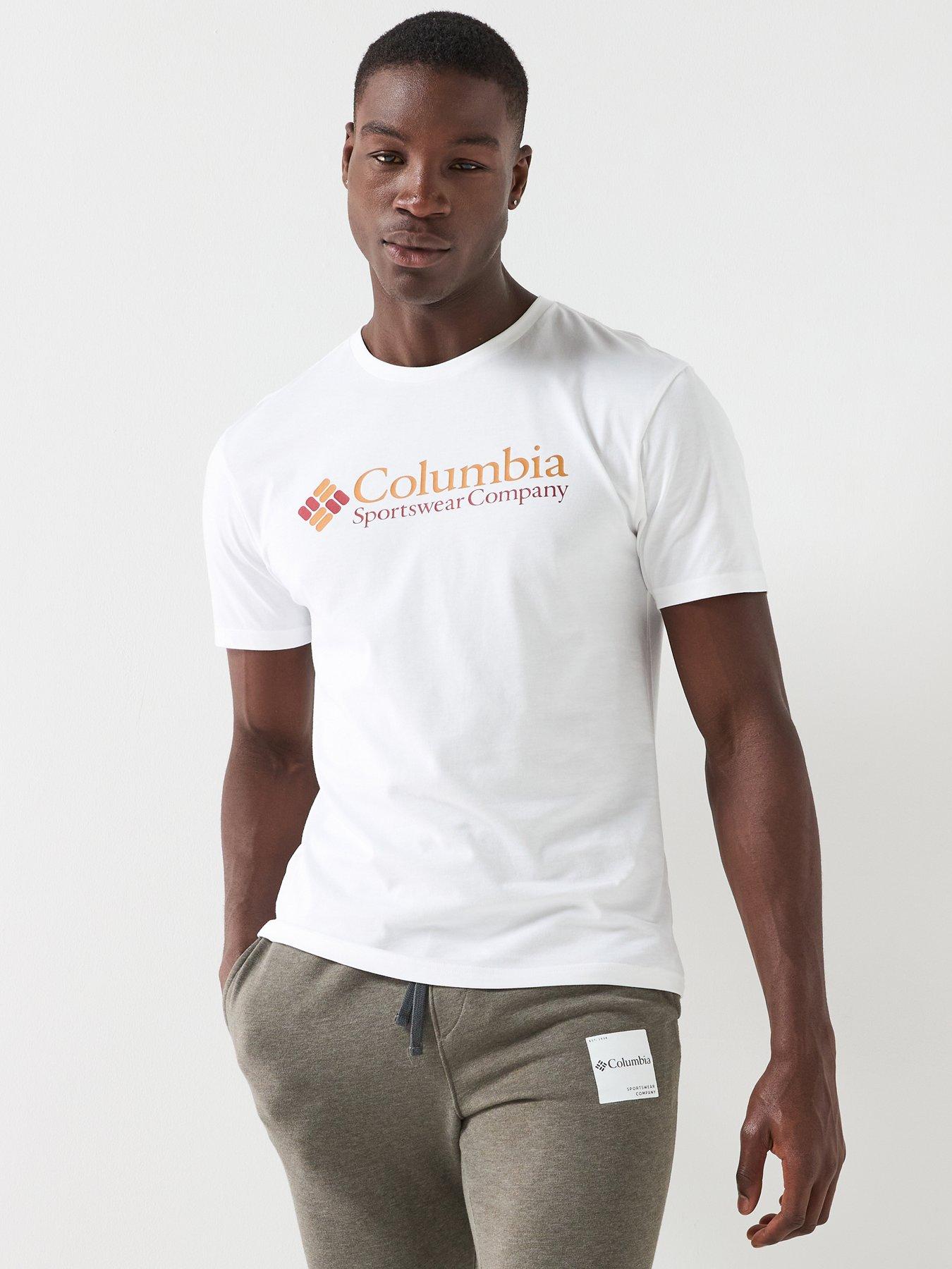 Columbia Men's Csc Basic Logo Short Sleeve Tee - White