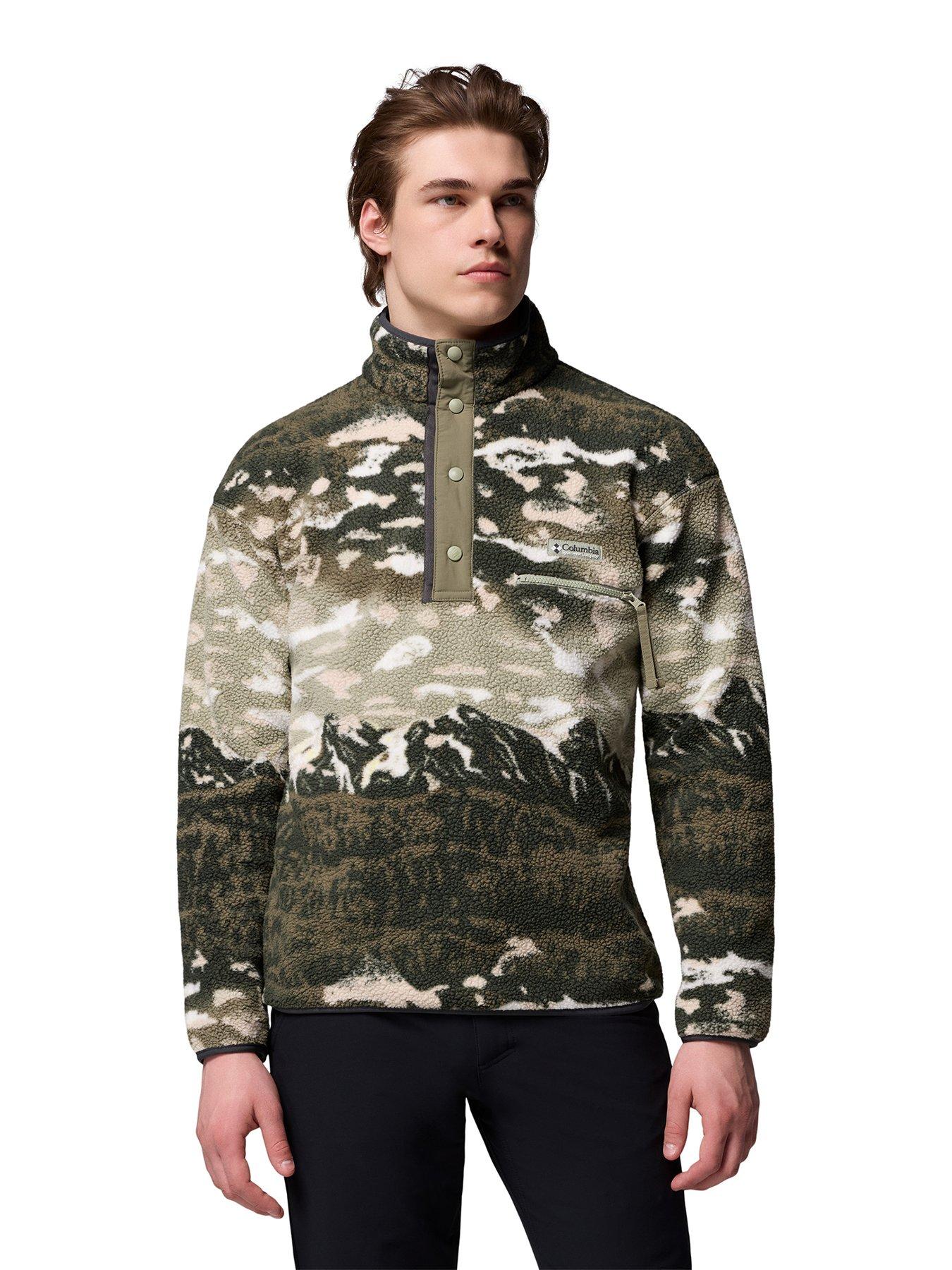 Columbia Men's Helvetia Ii Printed Half Snap Fleece - Green
