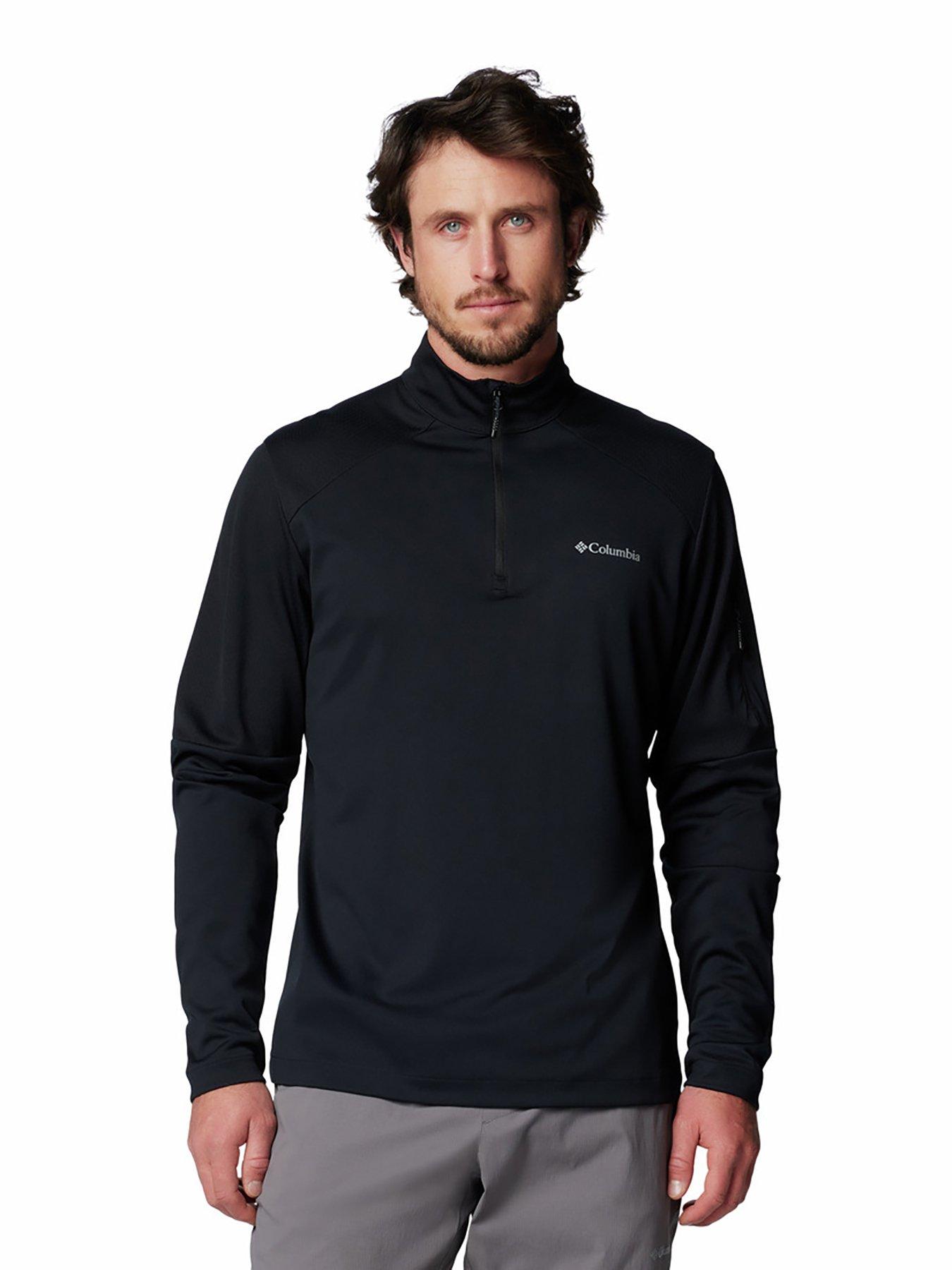 Columbia Men's Tech Knit 1/4 Zip - Black