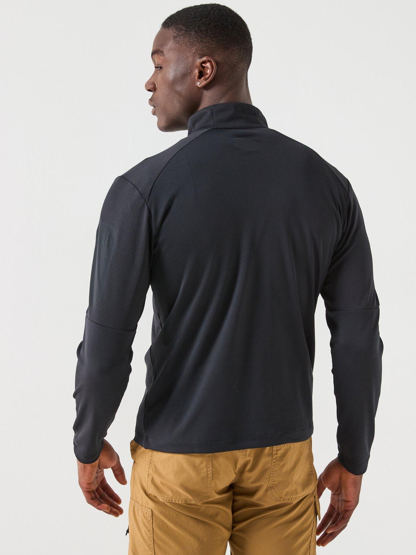 yt___004 Columbia Men's Tech Knit 1/4 Zip - Black | Very