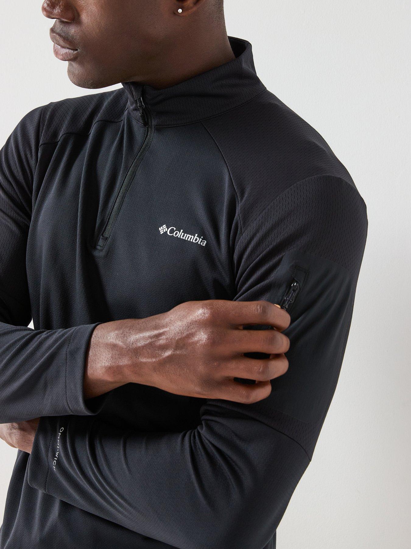 Columbia Men's Tech Knit 1/4 Zip - Black | Very