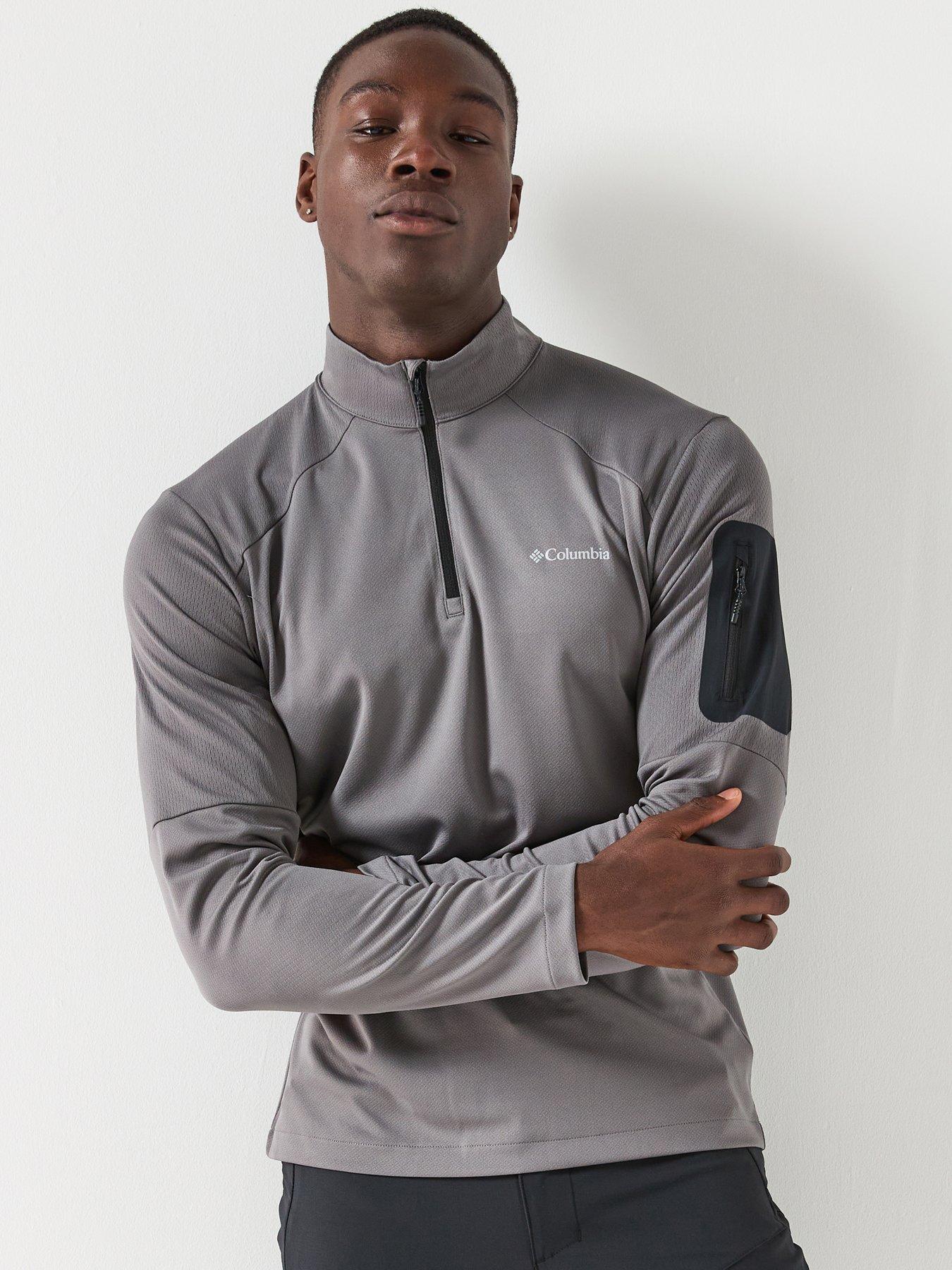 Columbia Men's Columbia Tech Knit 1/4 Zip - Grey