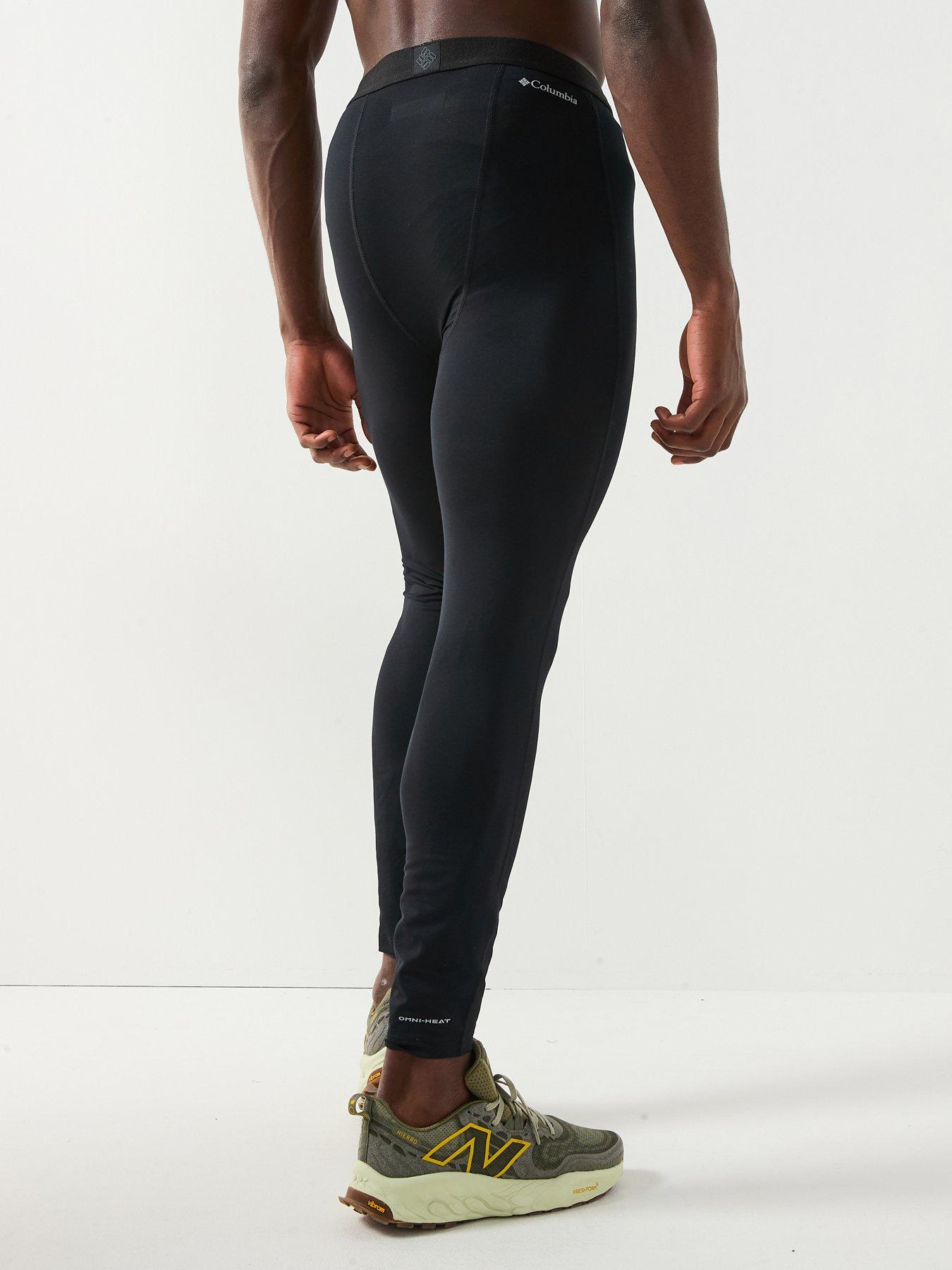 Image 2 of 6 of Columbia Men's Midweight Stretch Tight Base Layer- Black