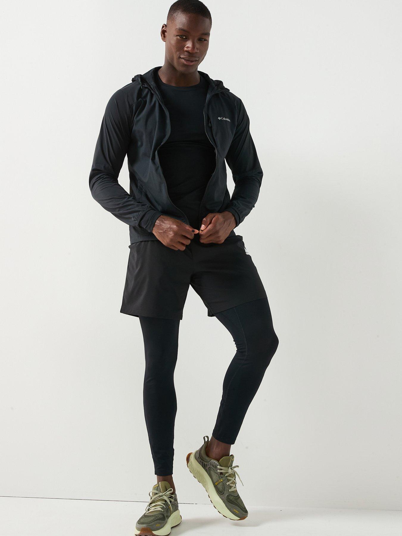 Image 3 of 6 of Columbia Men's Midweight Stretch Tight Base Layer- Black