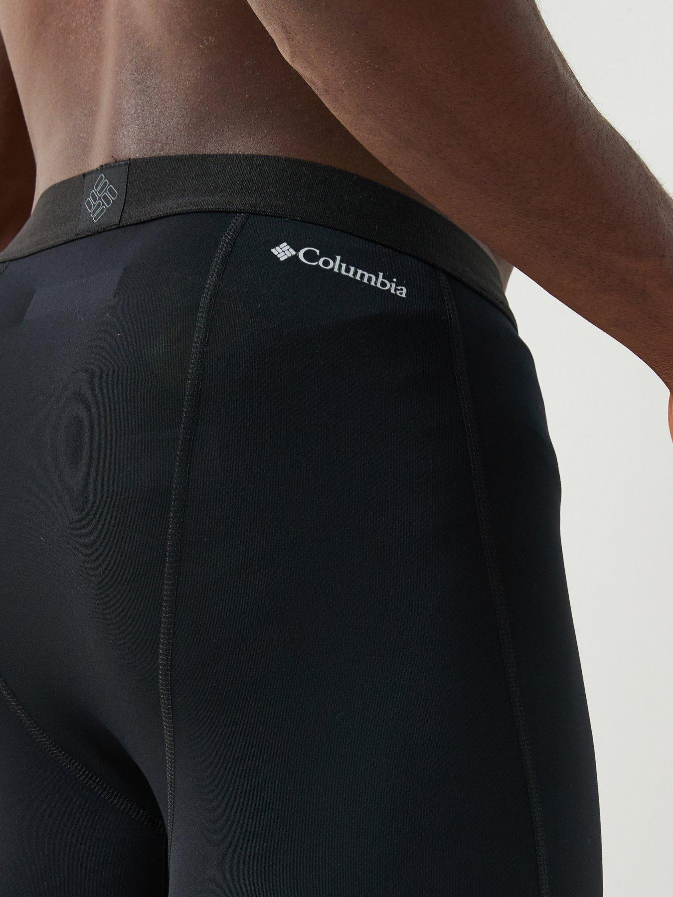 Image 4 of 6 of Columbia Men's Midweight Stretch Tight Base Layer- Black
