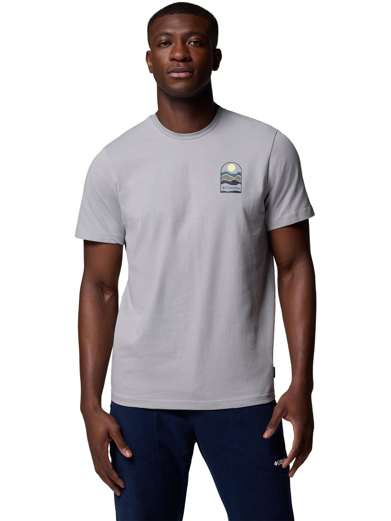 Columbia Men's Explorers Canyon Back Ss Tee - Grey