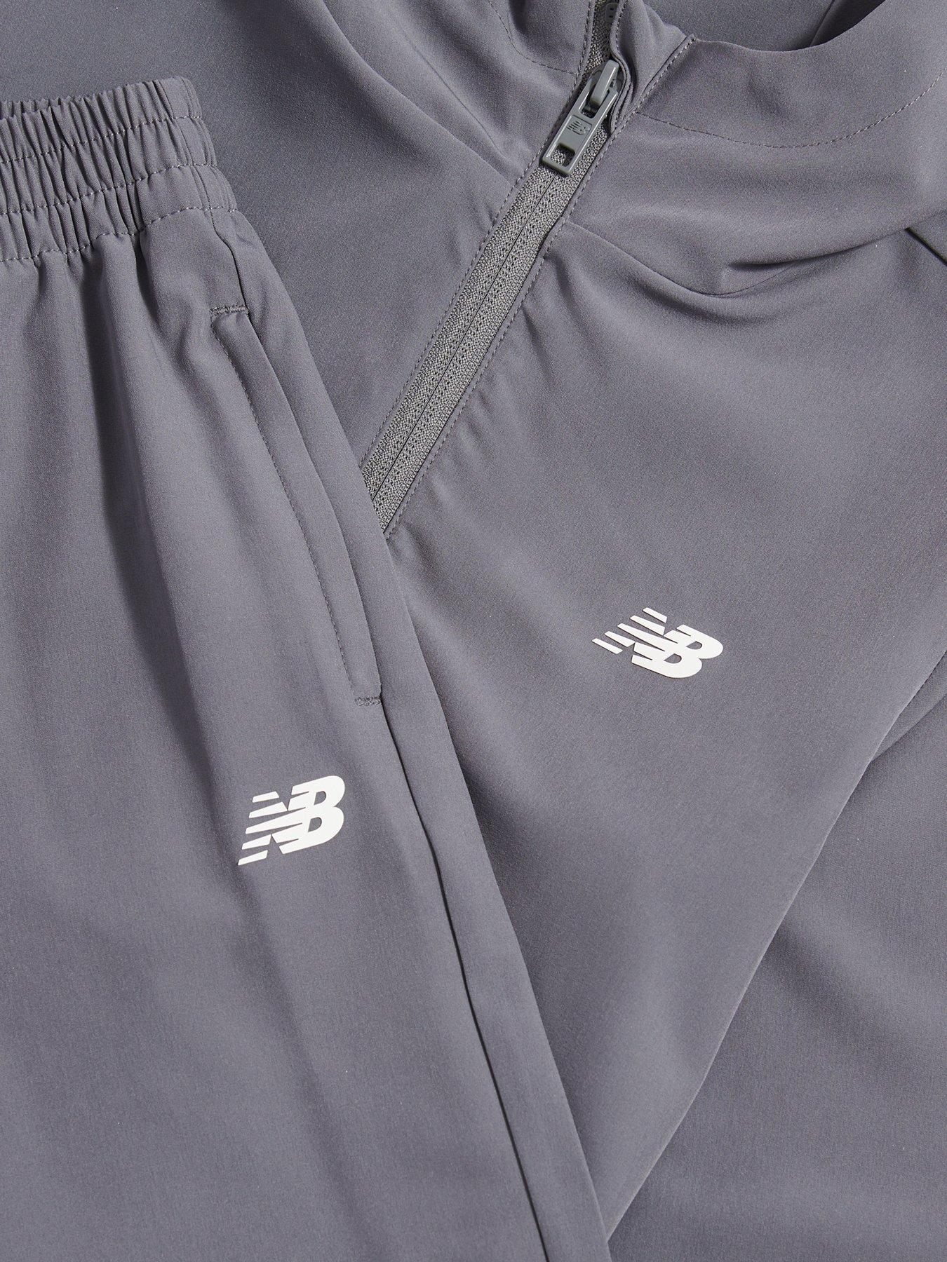 Image 3 of 6 of New Balance Junior Boys Lightweight Jacket And Pant Set - Grey