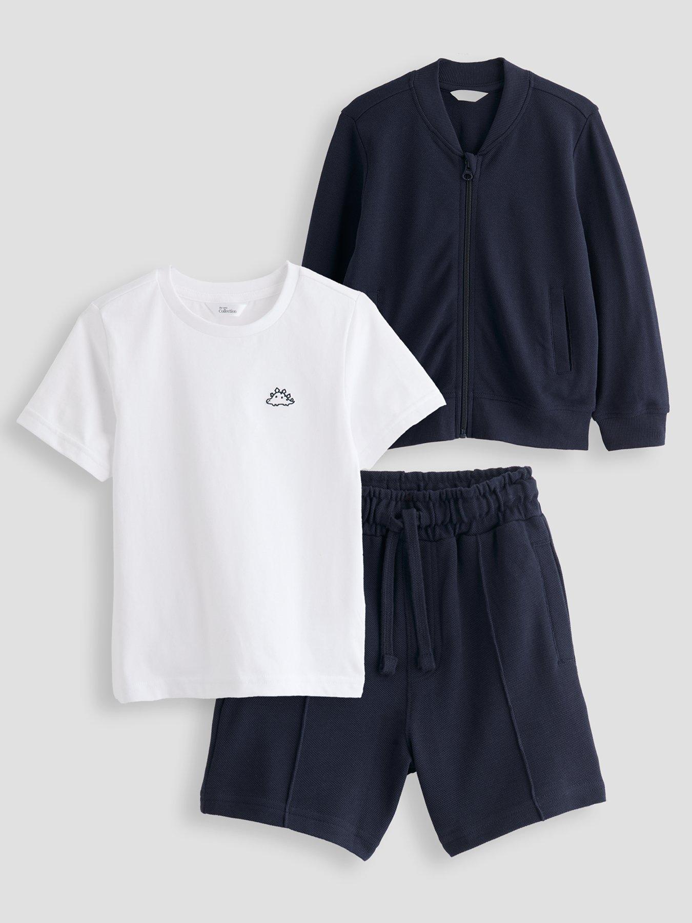 New Balance Junior Boys Lightweight Jacket And Pant Set - Black