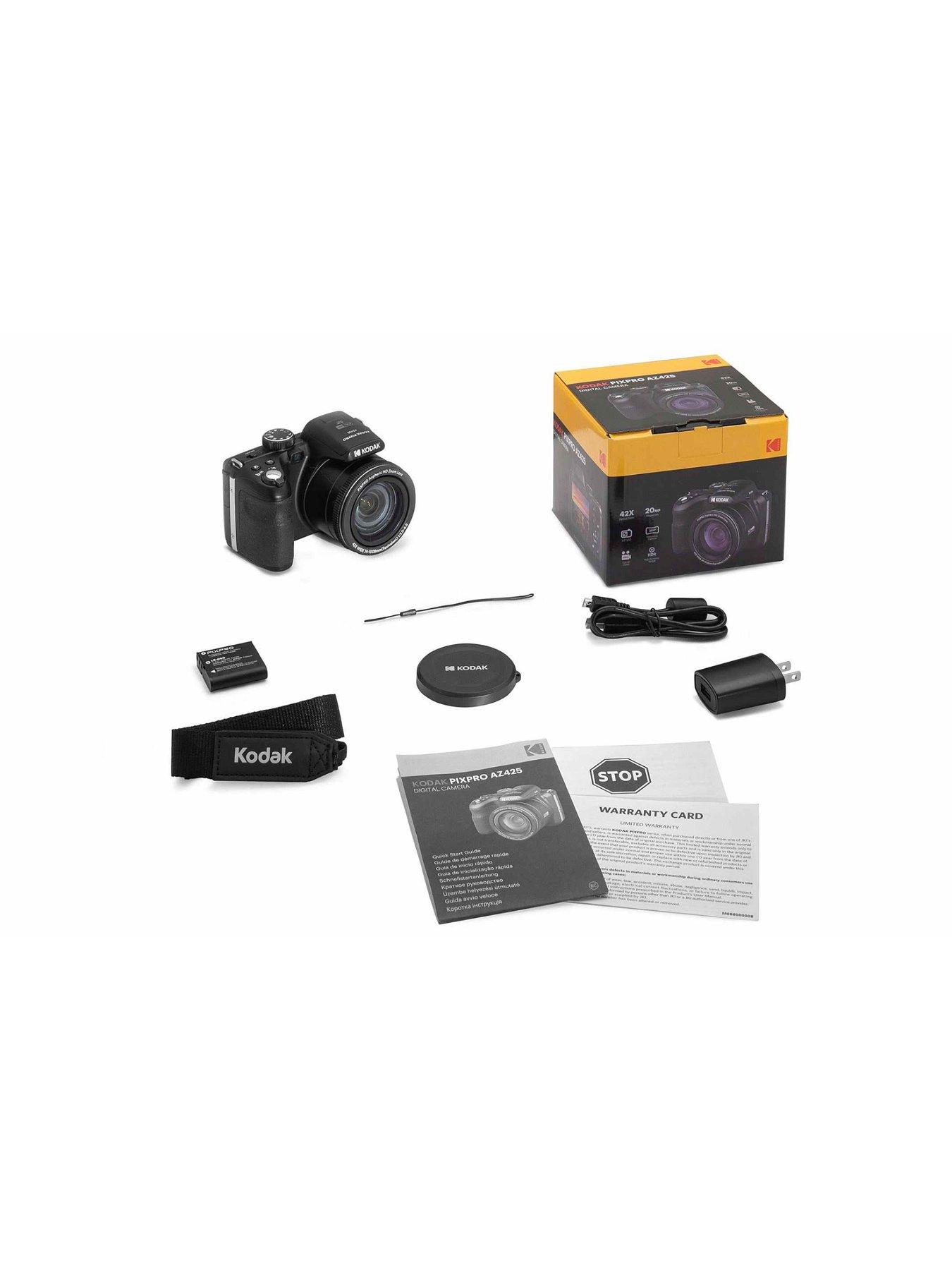 Image 7 of 7 of Kodak PIXPRO AZ425 Astro 20MP 42x Zoom Bridge Camera - Black - Camera + 32GB SD Card + Case