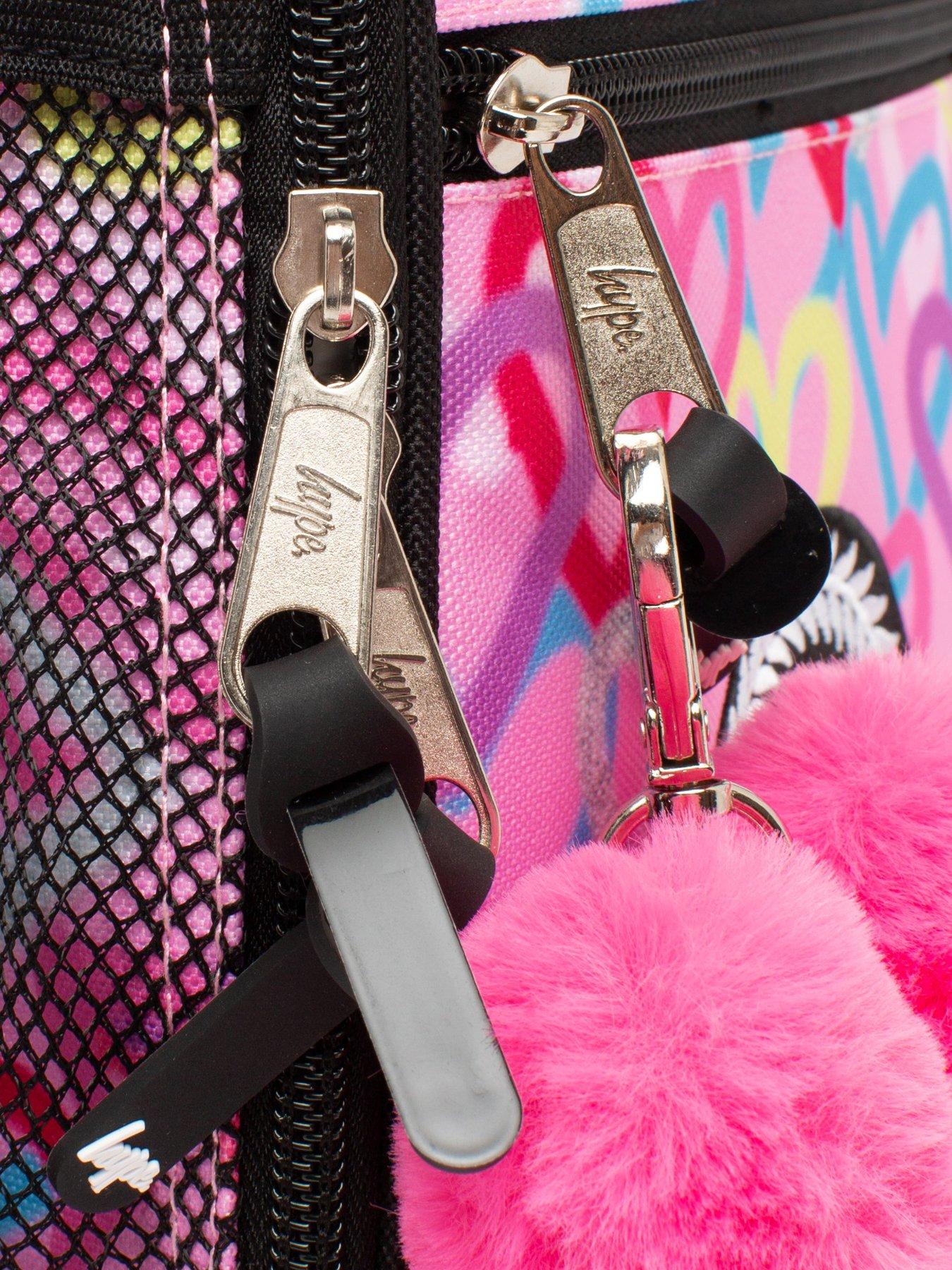 Image 3 of 5 of Hype Graffiti Hearts Lunch Box - Pink
