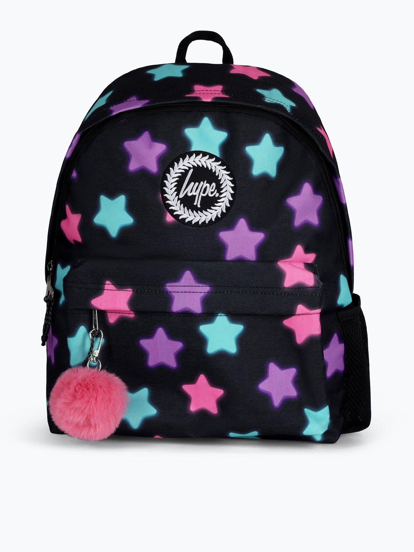 Hype Unisex Star Glow Backpack - Black