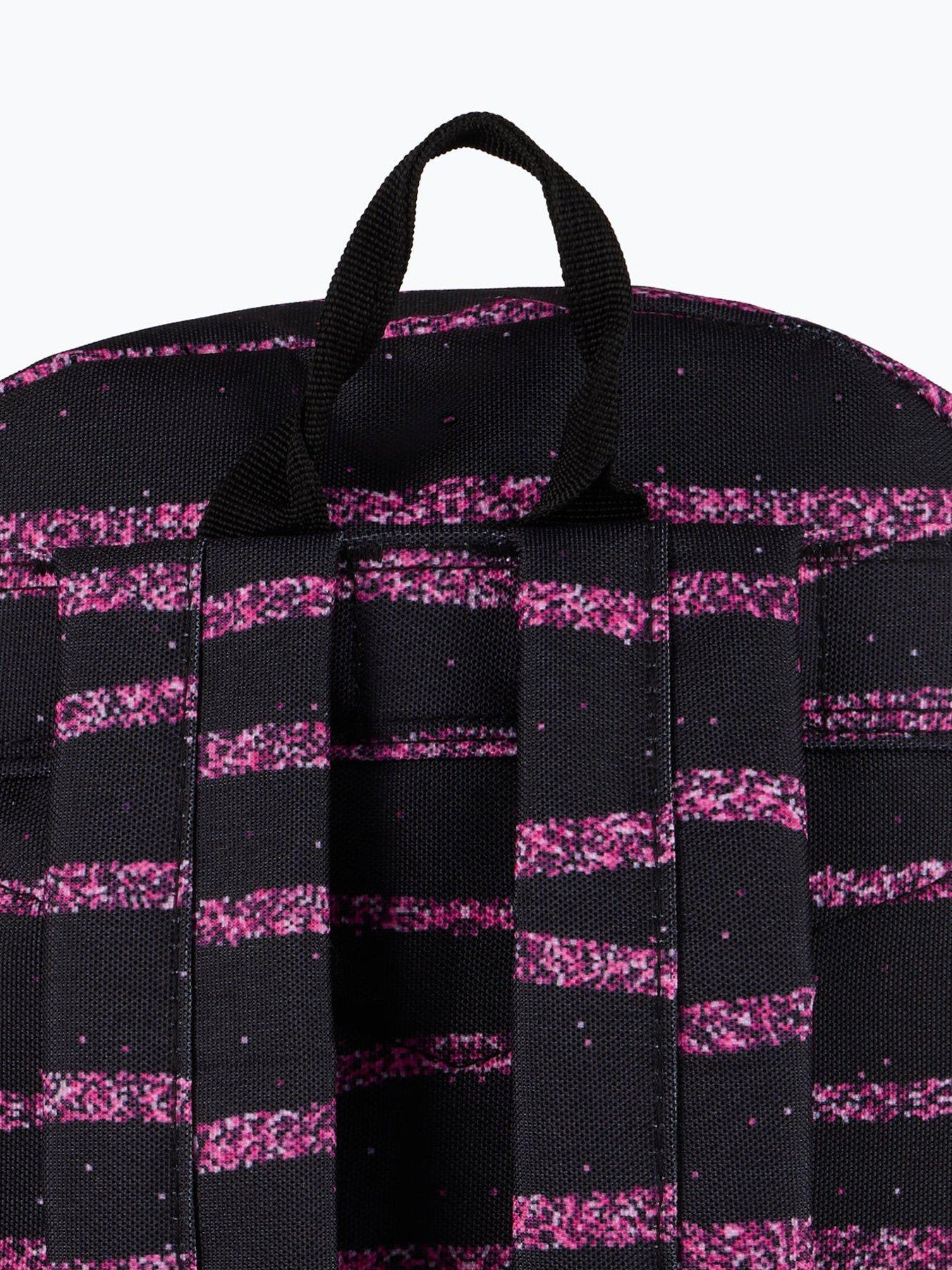 Image 5 of 5 of Hype Unisex Glitter Stripe Backpack - Black