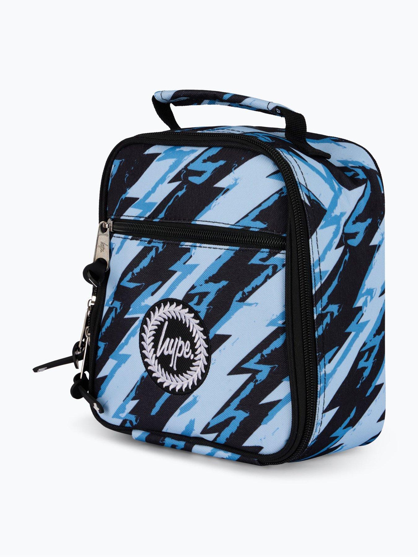 Image 3 of 5 of Hype Unisex Lightning Scribble Lunch Bag - Blue