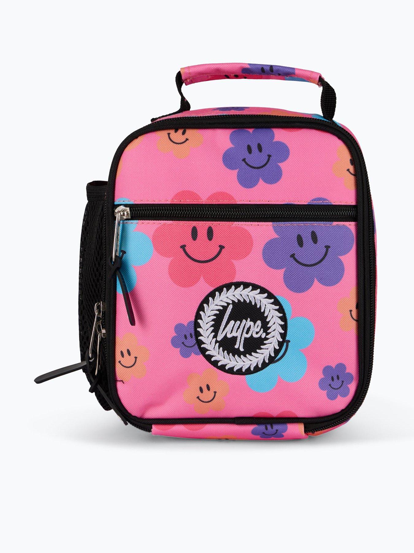 undefined Unisex Happy Flowers Lunch Bag - Pink