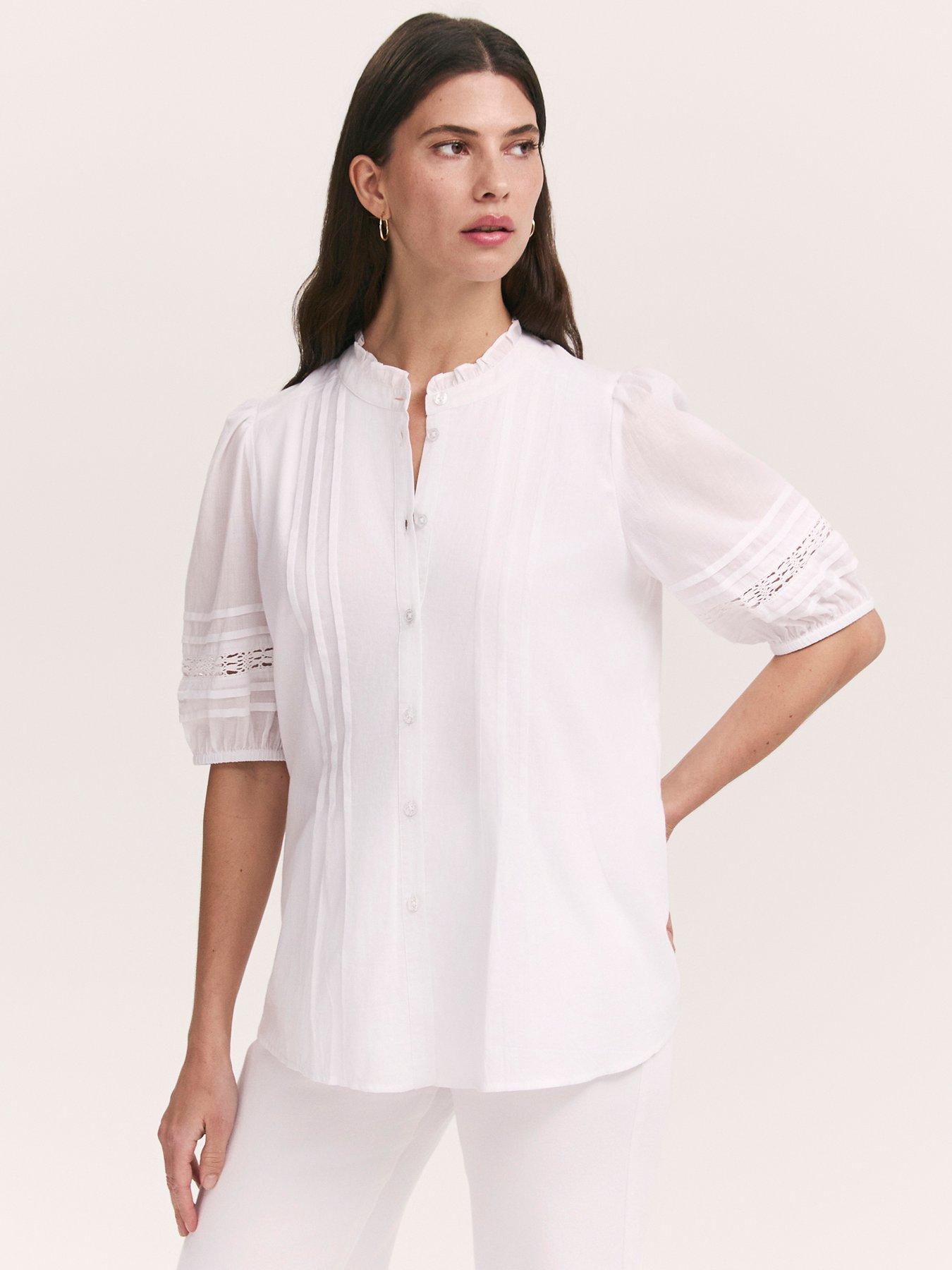 undefined Adalia Blouse - Ivory