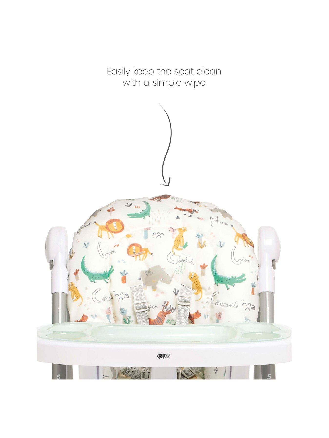 Mamas Papas Snax Highchair Jungle Alphabet Very