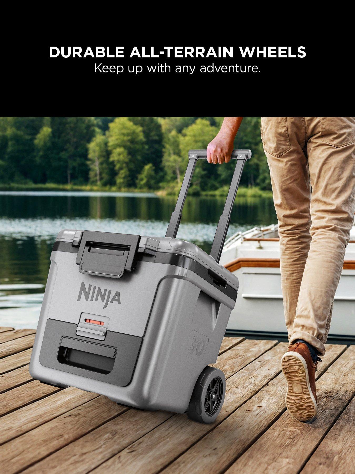 Image 3 of 7 of NINJA FrostVault 30QT/28L Wheeled Cooler with Dry Zone, Slate Grey FB230UKGY / FB230EUGY