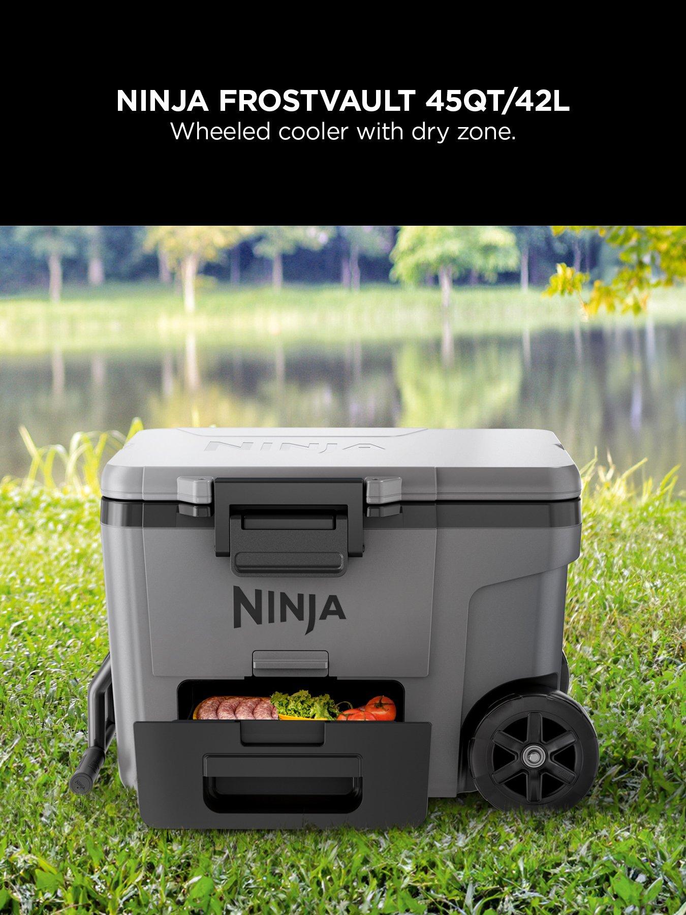 Image 2 of 7 of NINJA FrostVault 45QT/42L Wheeled Cooler with Dry Zone, Slate Grey FB245EUGY / FB245EUGY