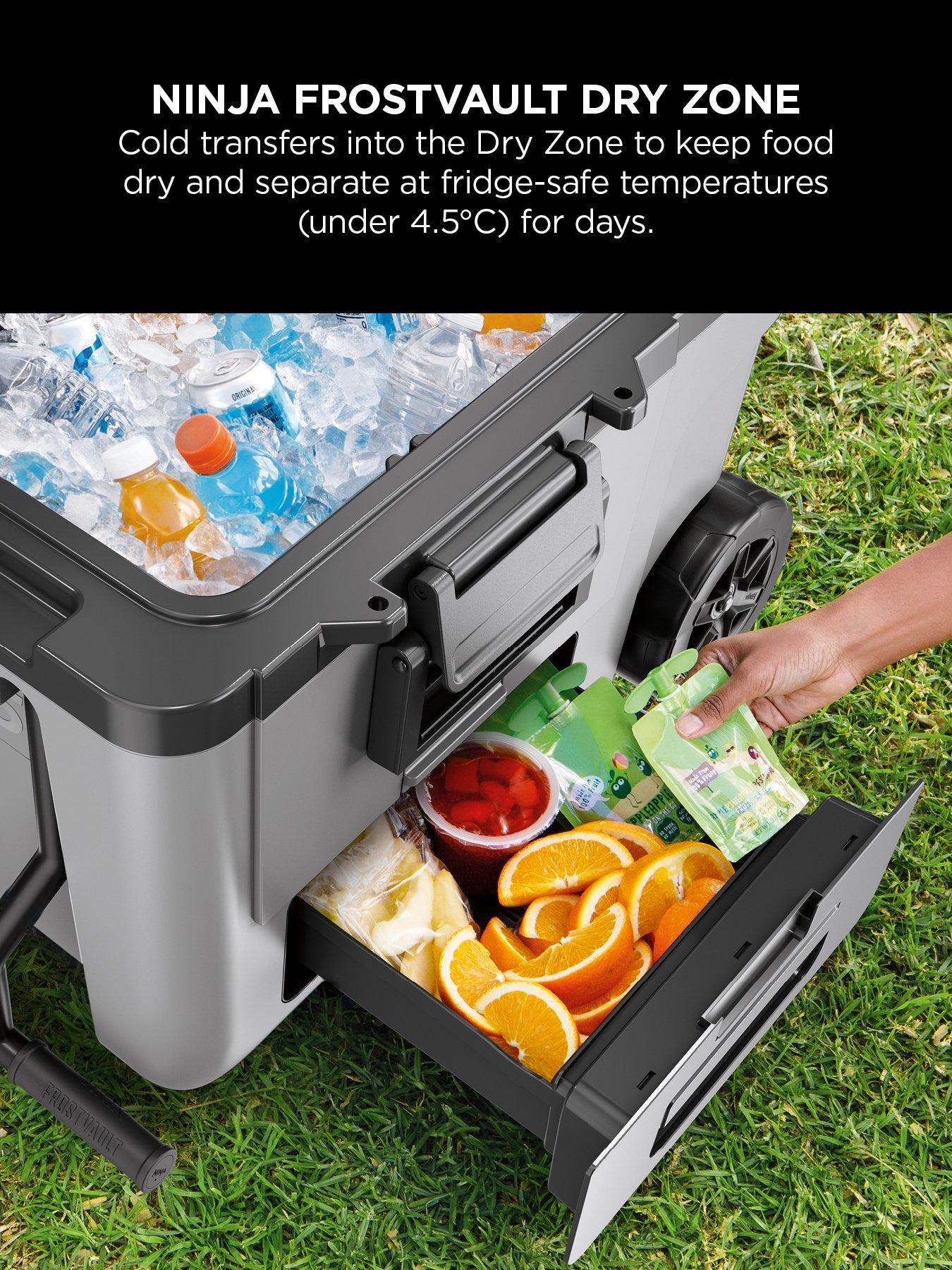 Image 4 of 7 of NINJA FrostVault 45QT/42L Wheeled Cooler with Dry Zone, Slate Grey FB245EUGY / FB245EUGY