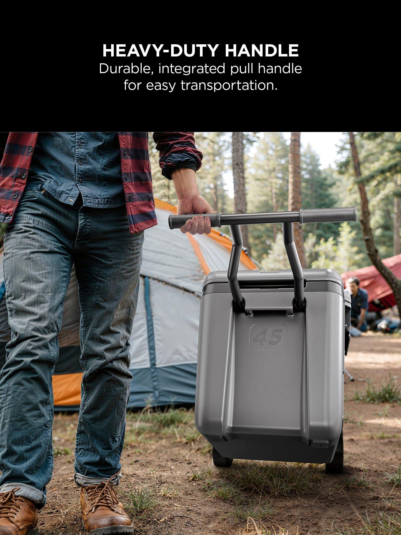 Image 6 of 7 of NINJA FrostVault 45QT/42L Wheeled Cooler with Dry Zone, Slate Grey FB245EUGY / FB245EUGY