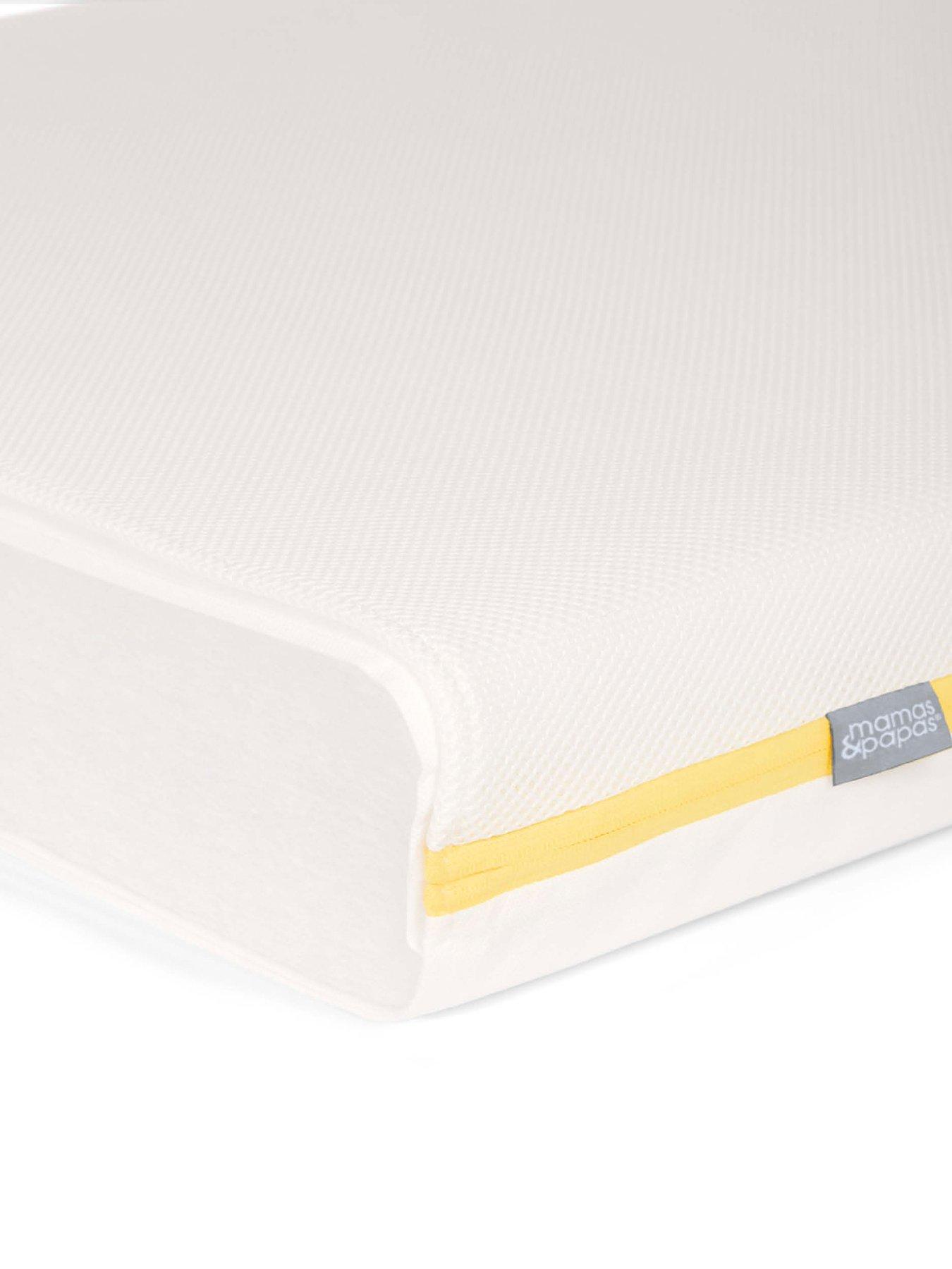 Image 1 of 3 of Mamas & Papas Essential Fibre Cot and Small Cotbed Mattress
