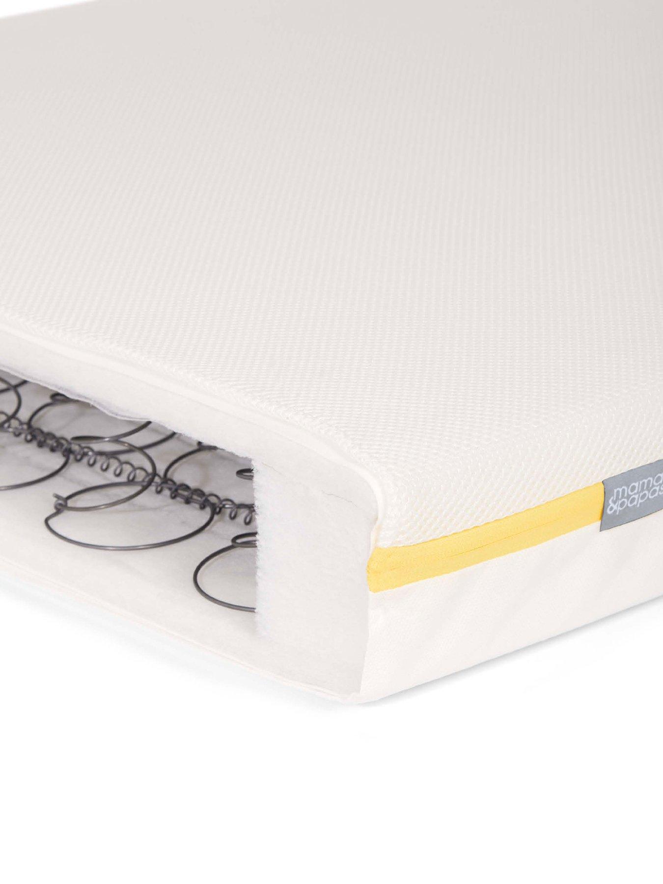 Image 1 of 3 of Mamas & Papas Essential Spring Cot and Small Cotbed Mattress