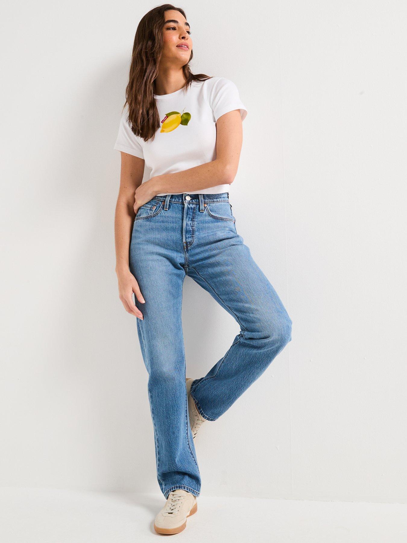 Image 3 of 6 of Levi's 501&reg; Curve Jeans - Lucid Dream&nbsp;- Blue
