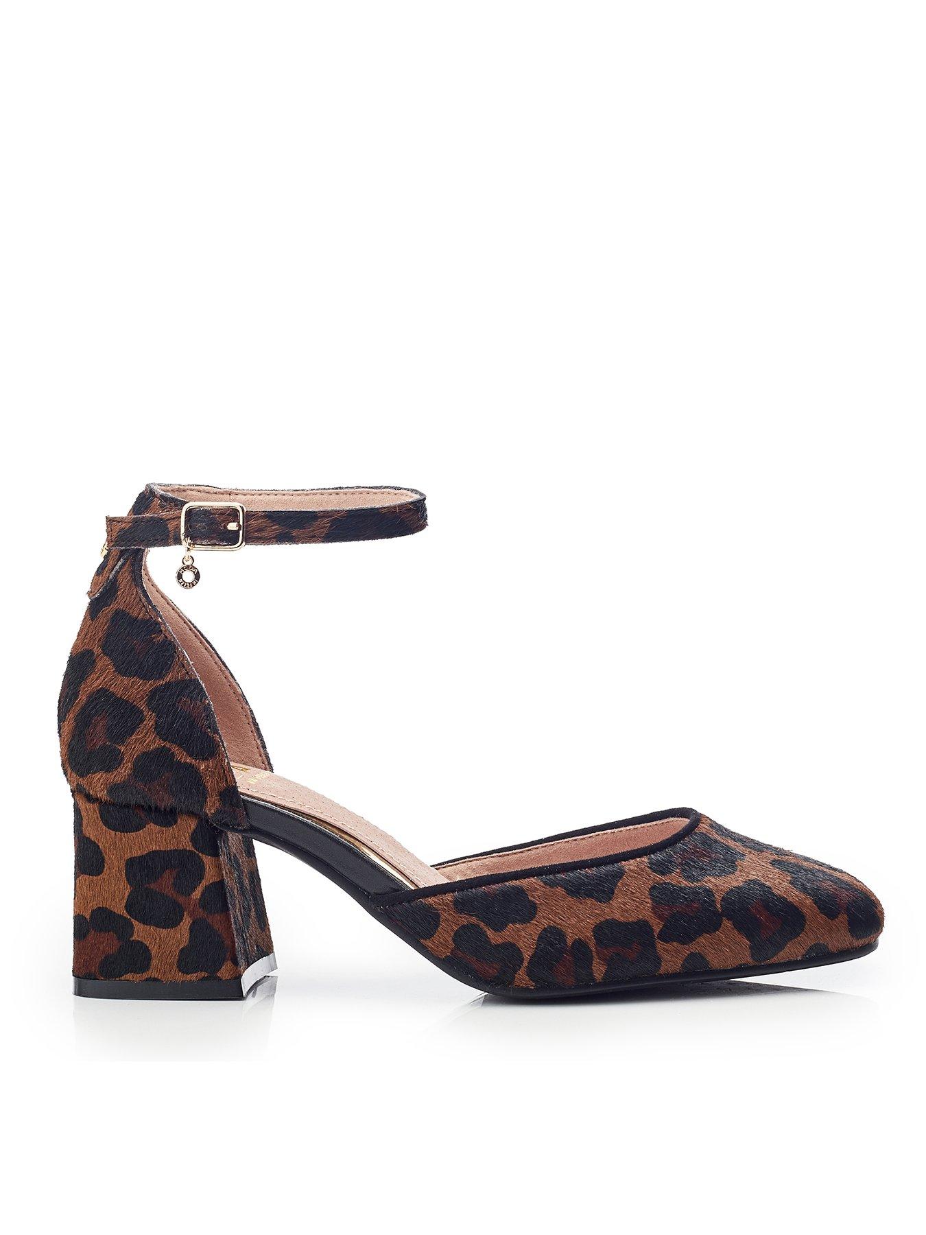 undefined Dalziah Heeled Shoes - Leopard