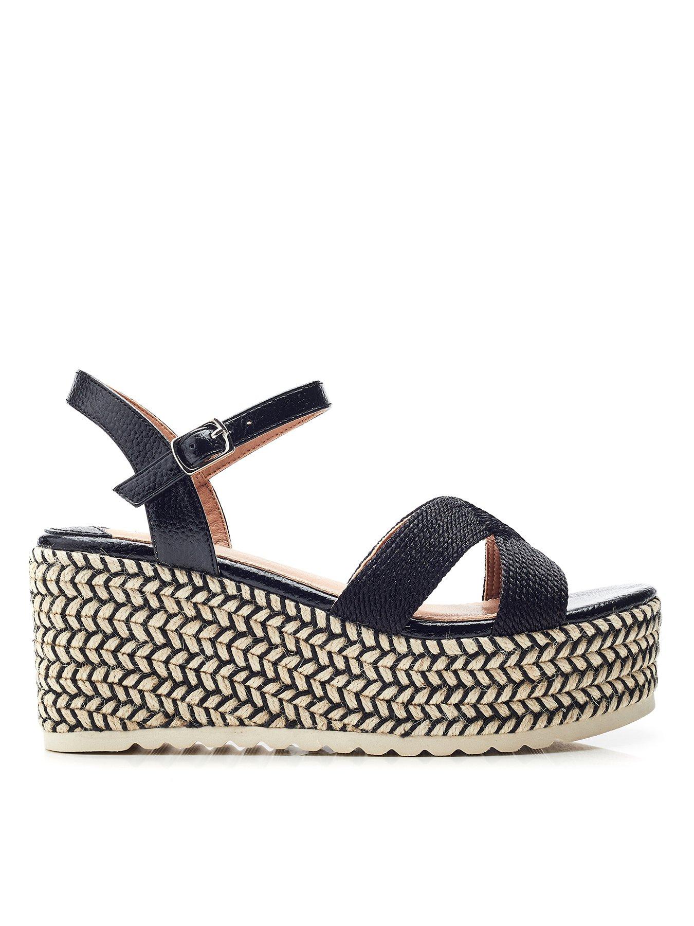 undefined Pialva Wedge Sandals - Black