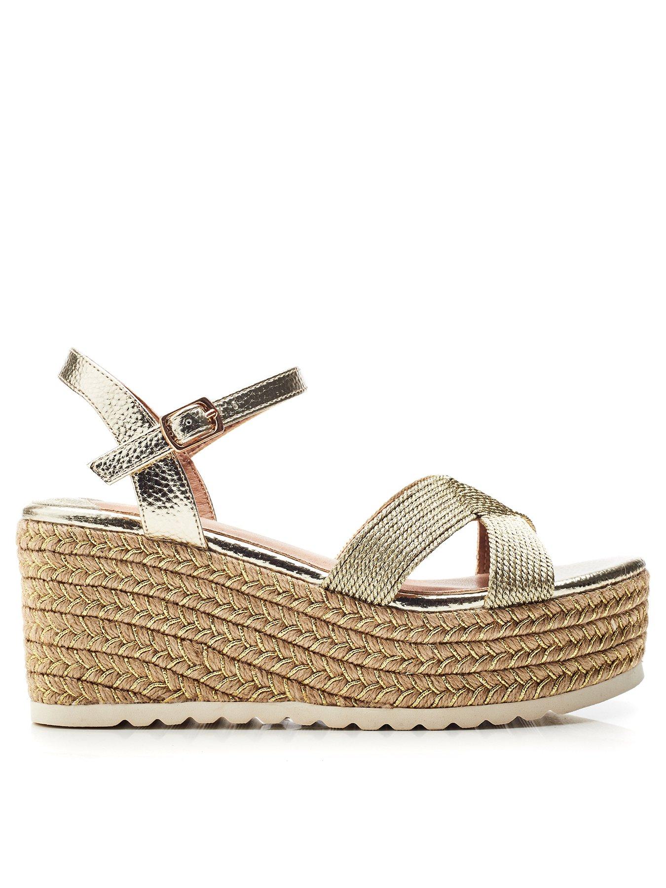 undefined Pialva Wedge Sandals - Natural