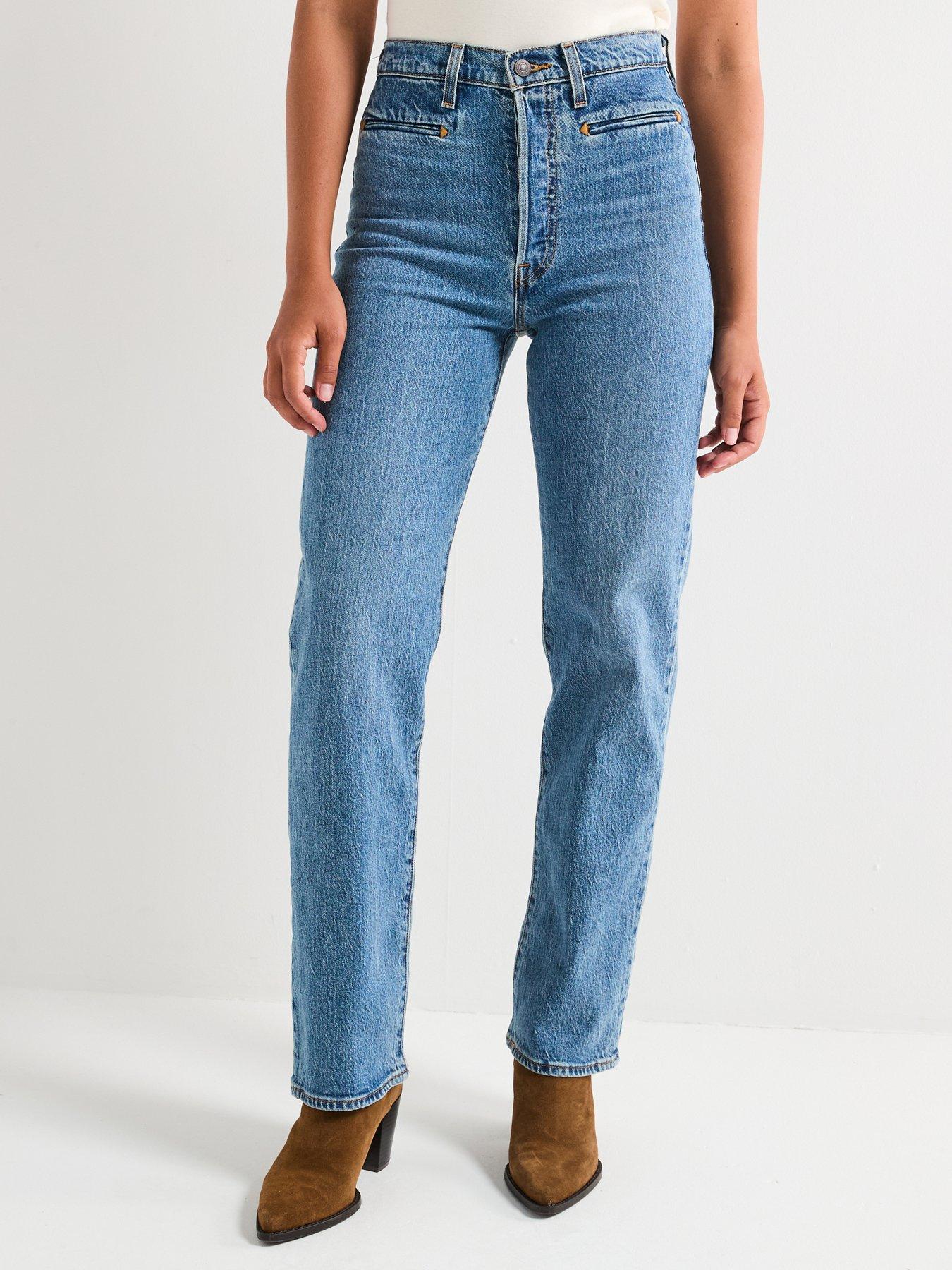 Levi'S Ribcage Full-Length Western Jeans - Bows And Arrows